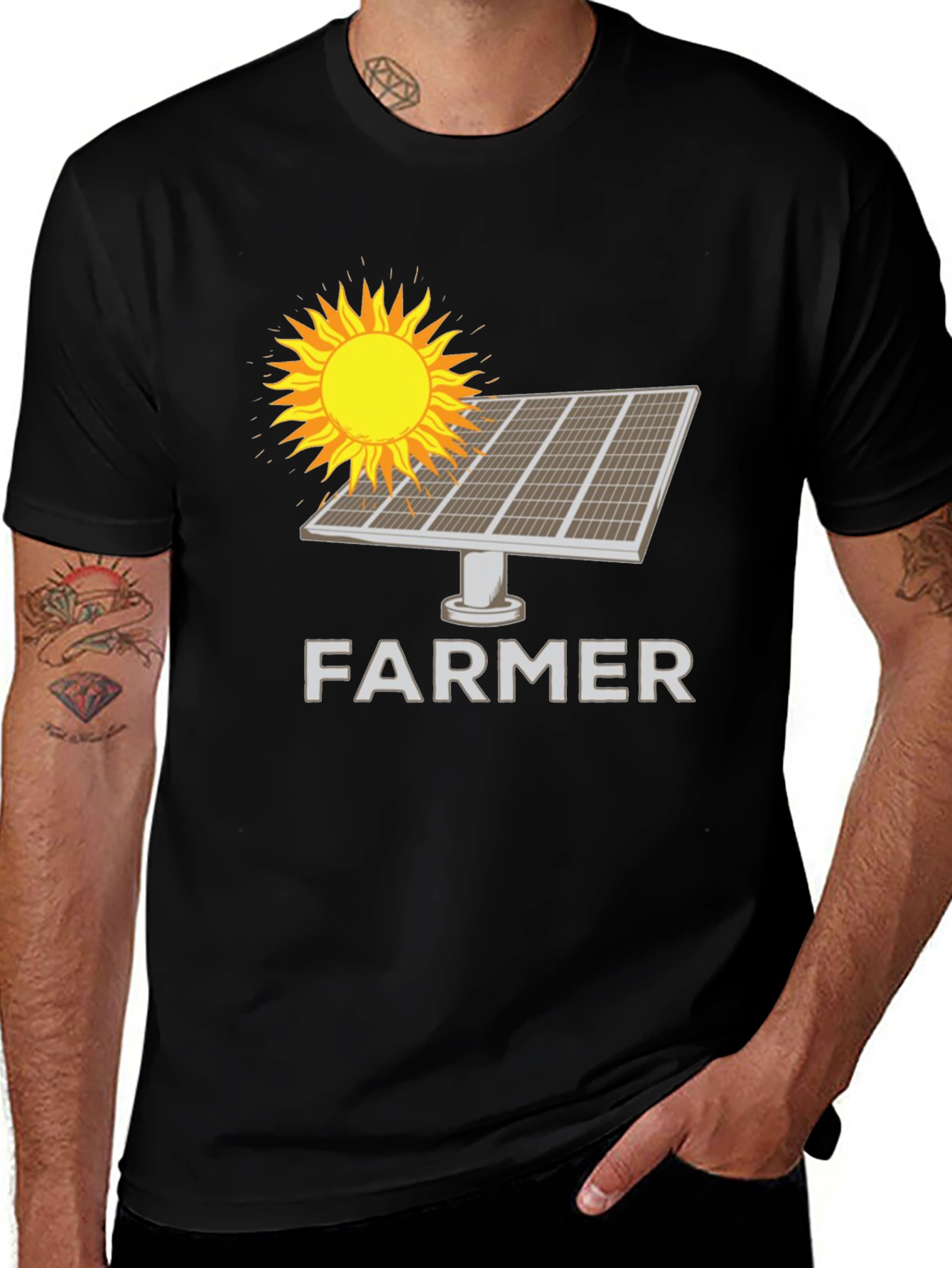 Solar Farmer T-Shirt - Sustainable Agriculture Tee
