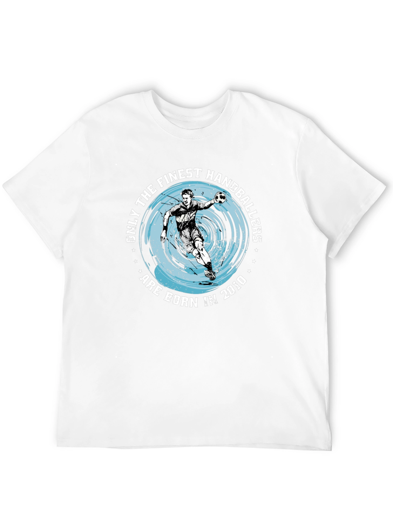 Finest Handballers Born 2010 Black T-Shirt