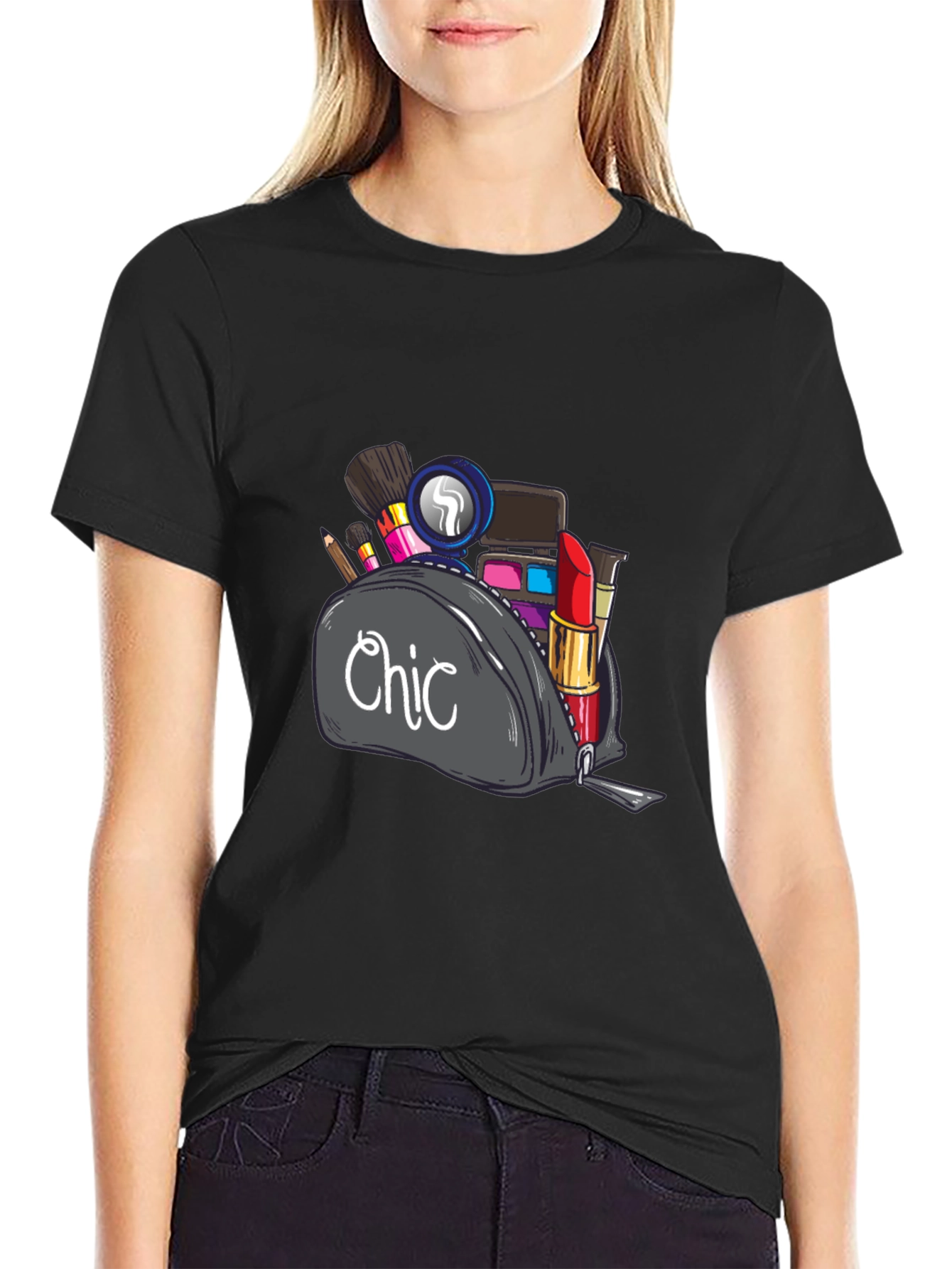 Chic Makeup Bag T-Shirt