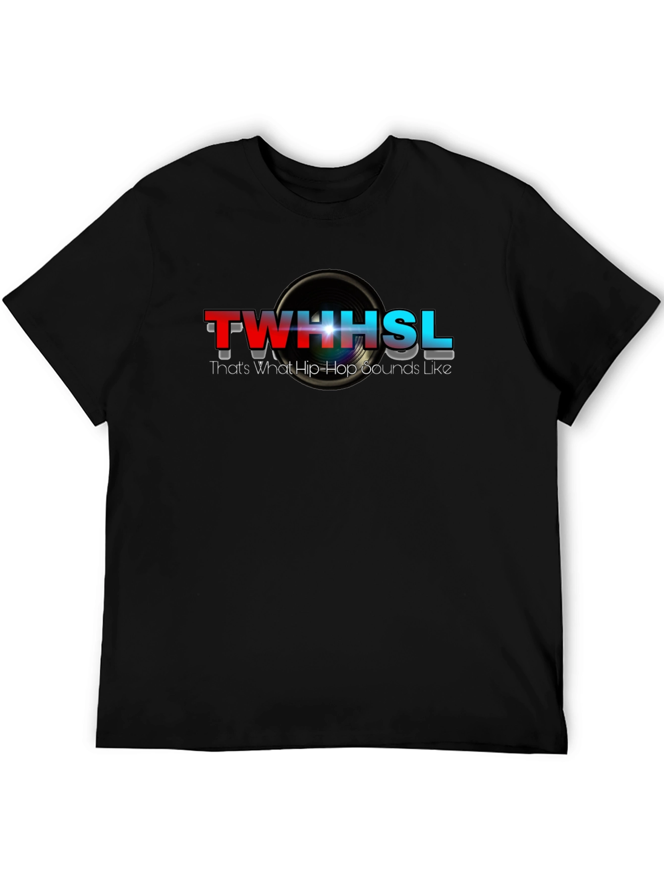 TWHHSL Hip-Hop Sounds Black Graphic Tee