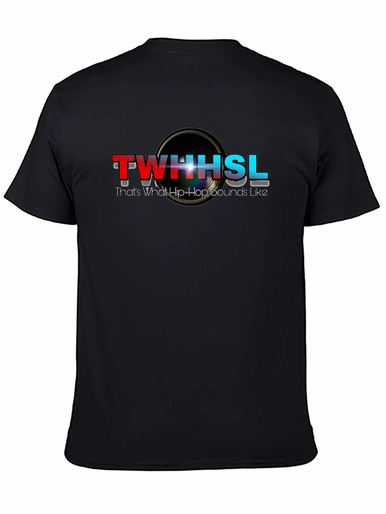 TWHHSL Hip-Hop Sounds Black Graphic Tee