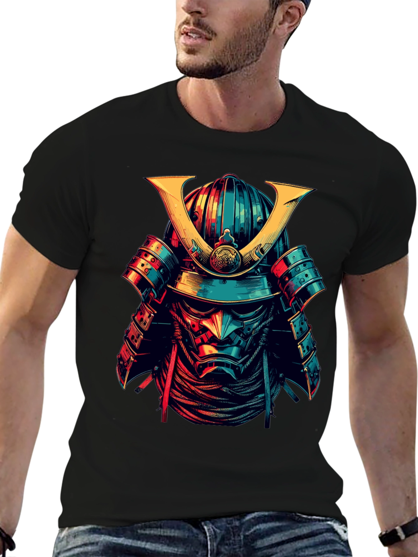 Samurai Graphic T-Shirt - Warrior Design