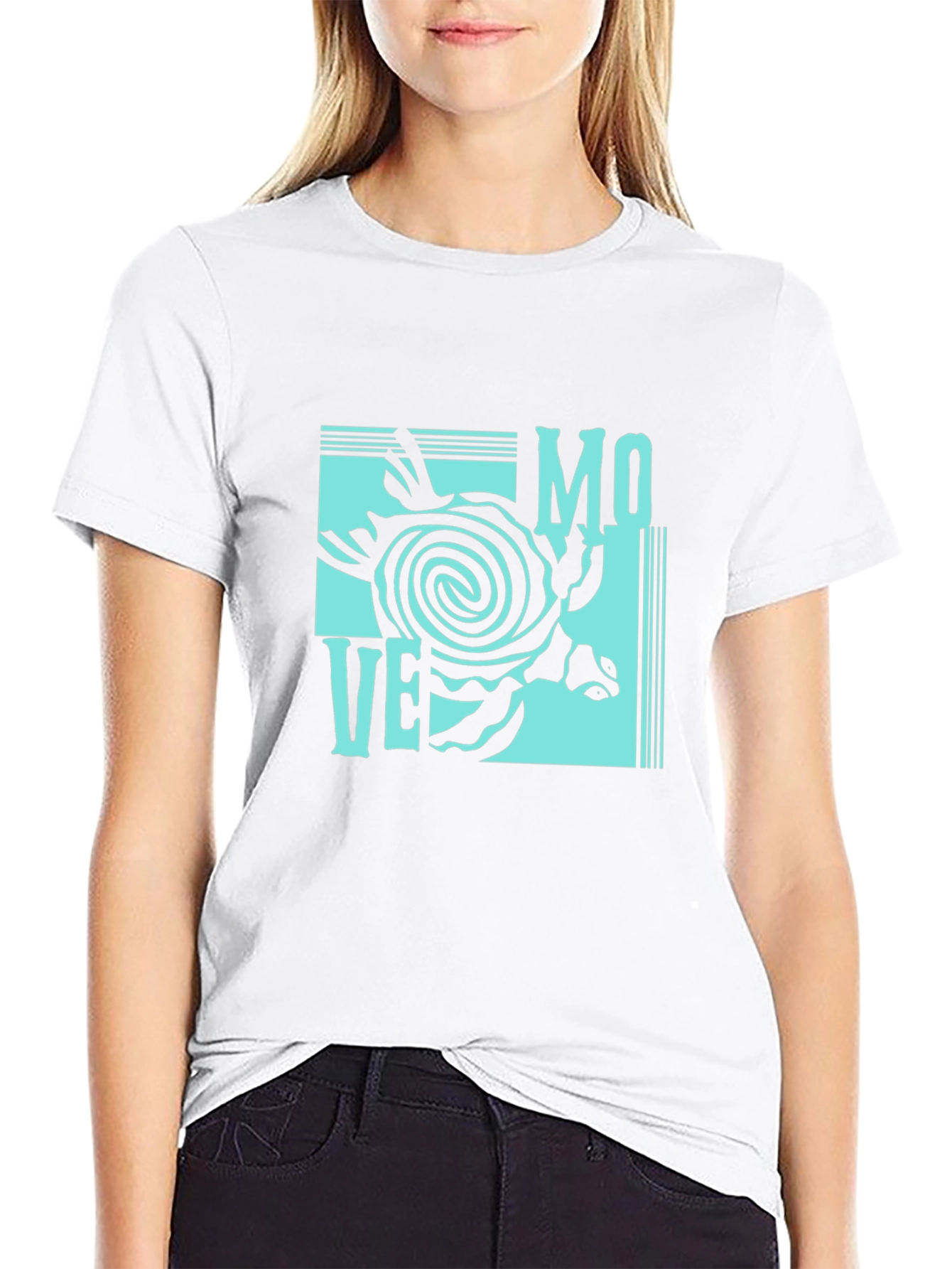 Move Turtle Graphic T-Shirt