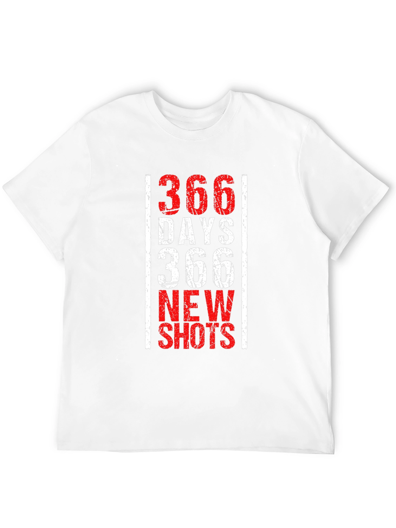 366 Days New Shots Black Graphic Tee