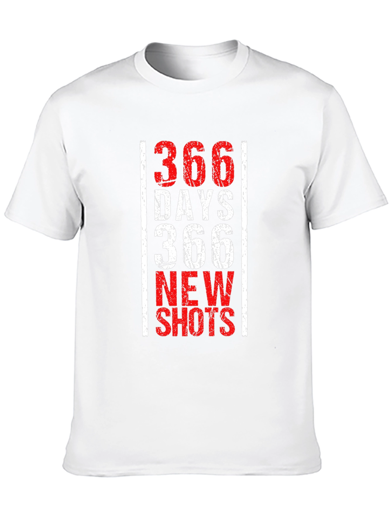 366 Days New Shots Black Graphic Tee