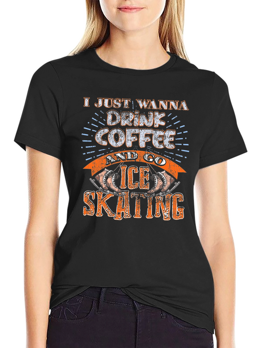 Coffee & Ice Skating Graphic Tee