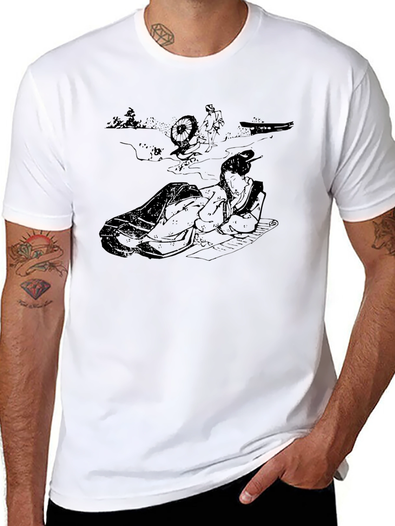 Japanese Art Graphic T-Shirt