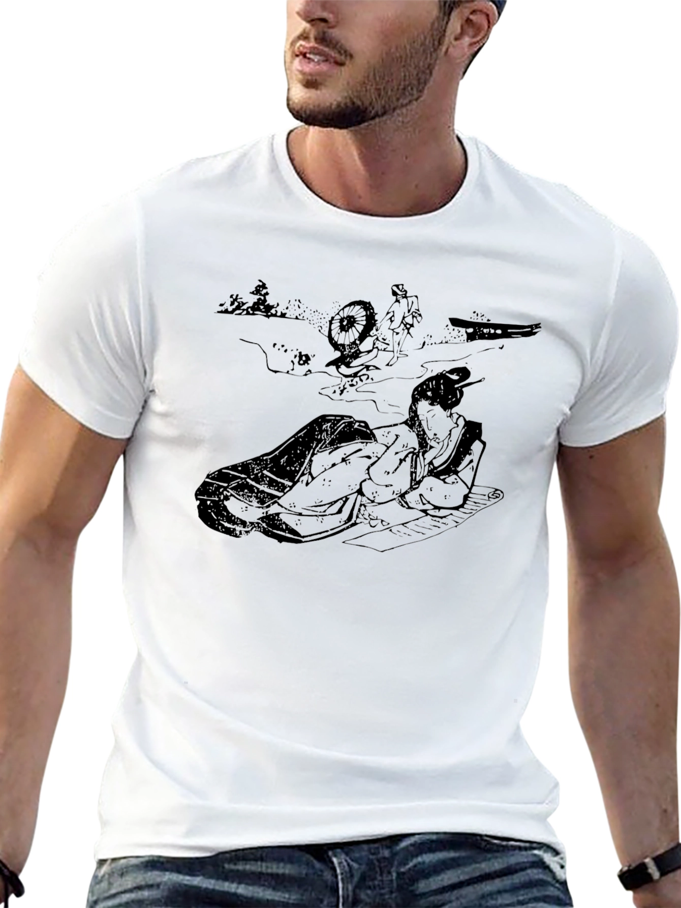 Japanese Art Graphic T-Shirt