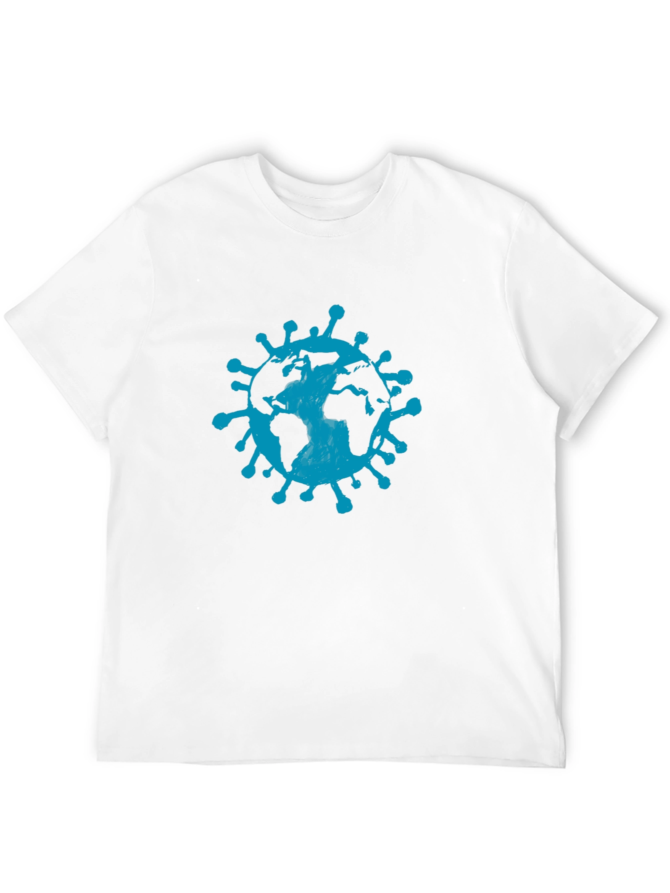 Earth Virus Graphic Tee - Black Short Sleeve