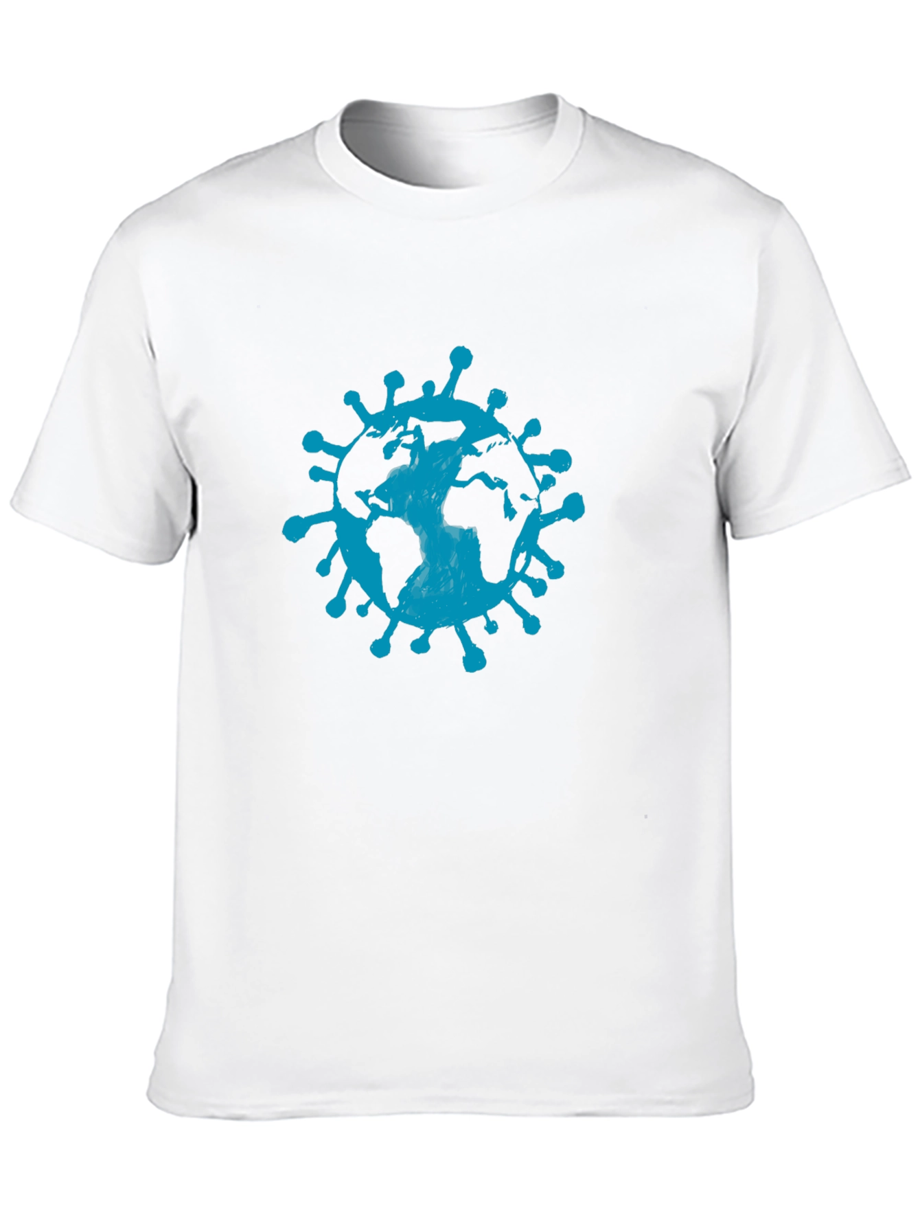 Earth Virus Graphic Tee - Black Short Sleeve