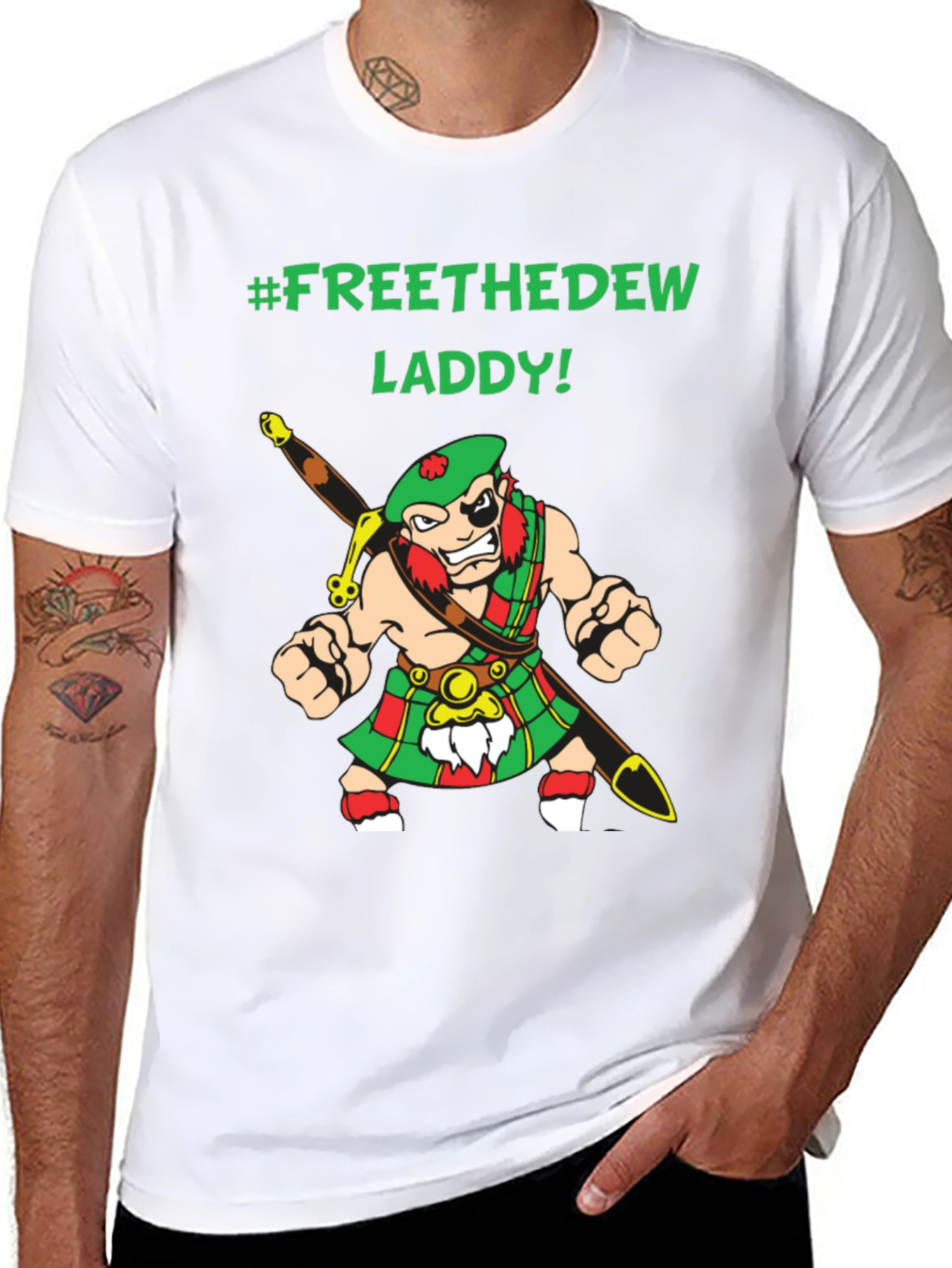 Free the Dew Laddy Graphic T-Shirt