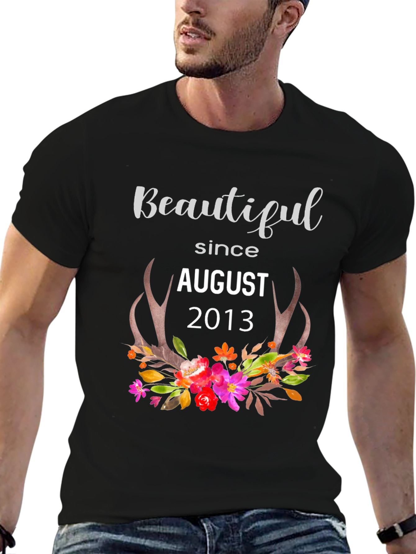 Beautiful Since August 2013 Graphic Tee