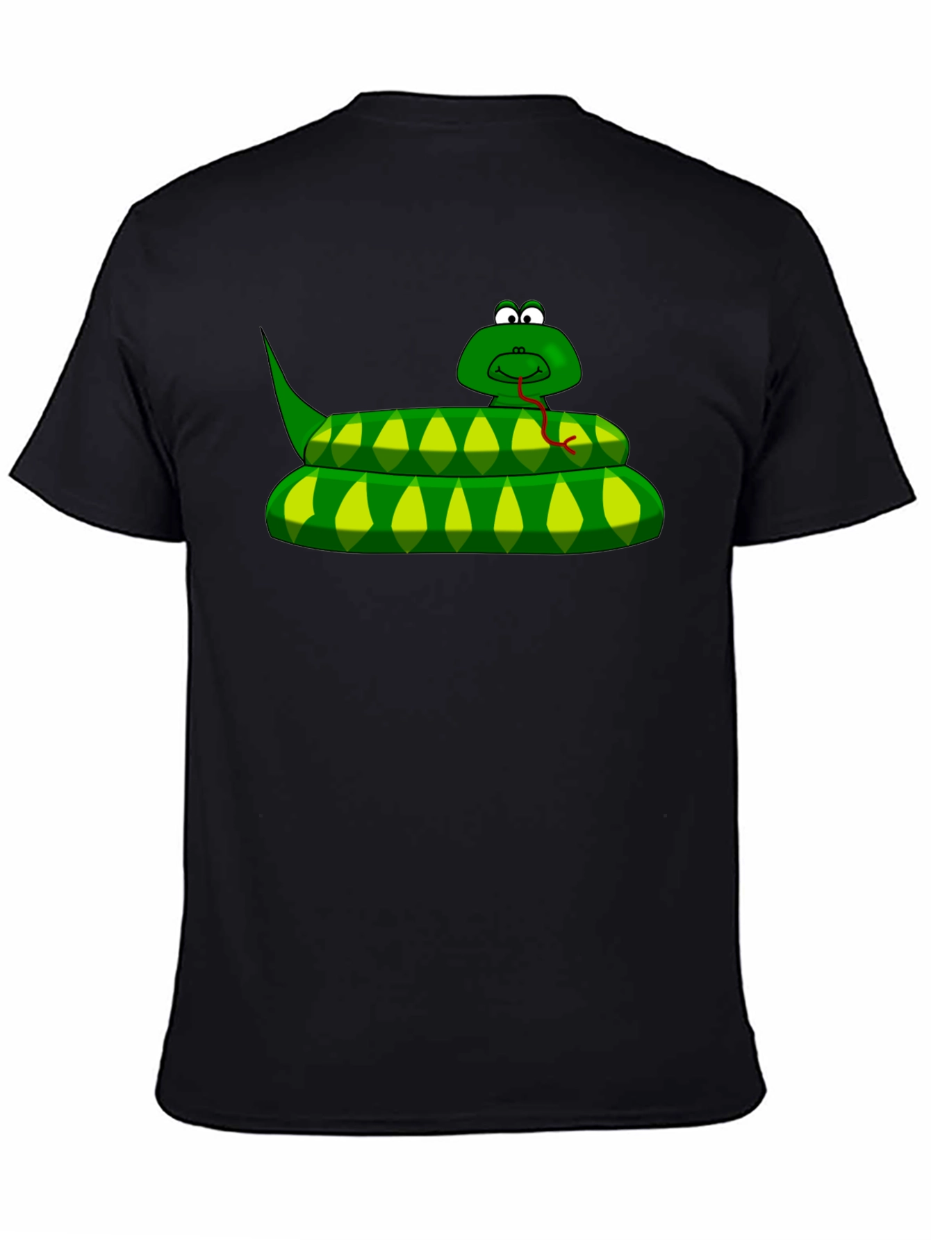 Cartoon Snake Graphic T-Shirt - Unique Style
