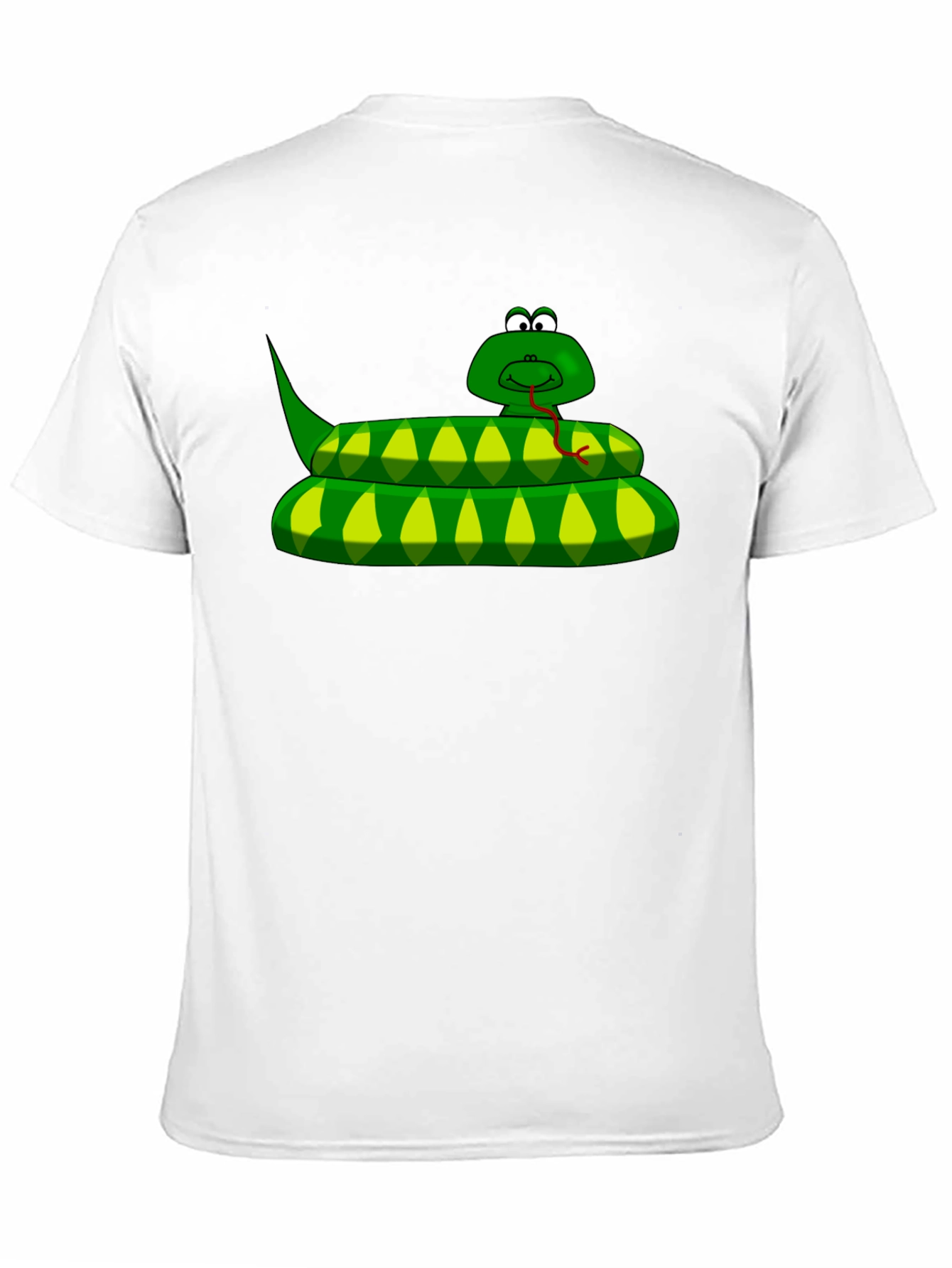 Cartoon Snake Graphic T-Shirt - Unique Style