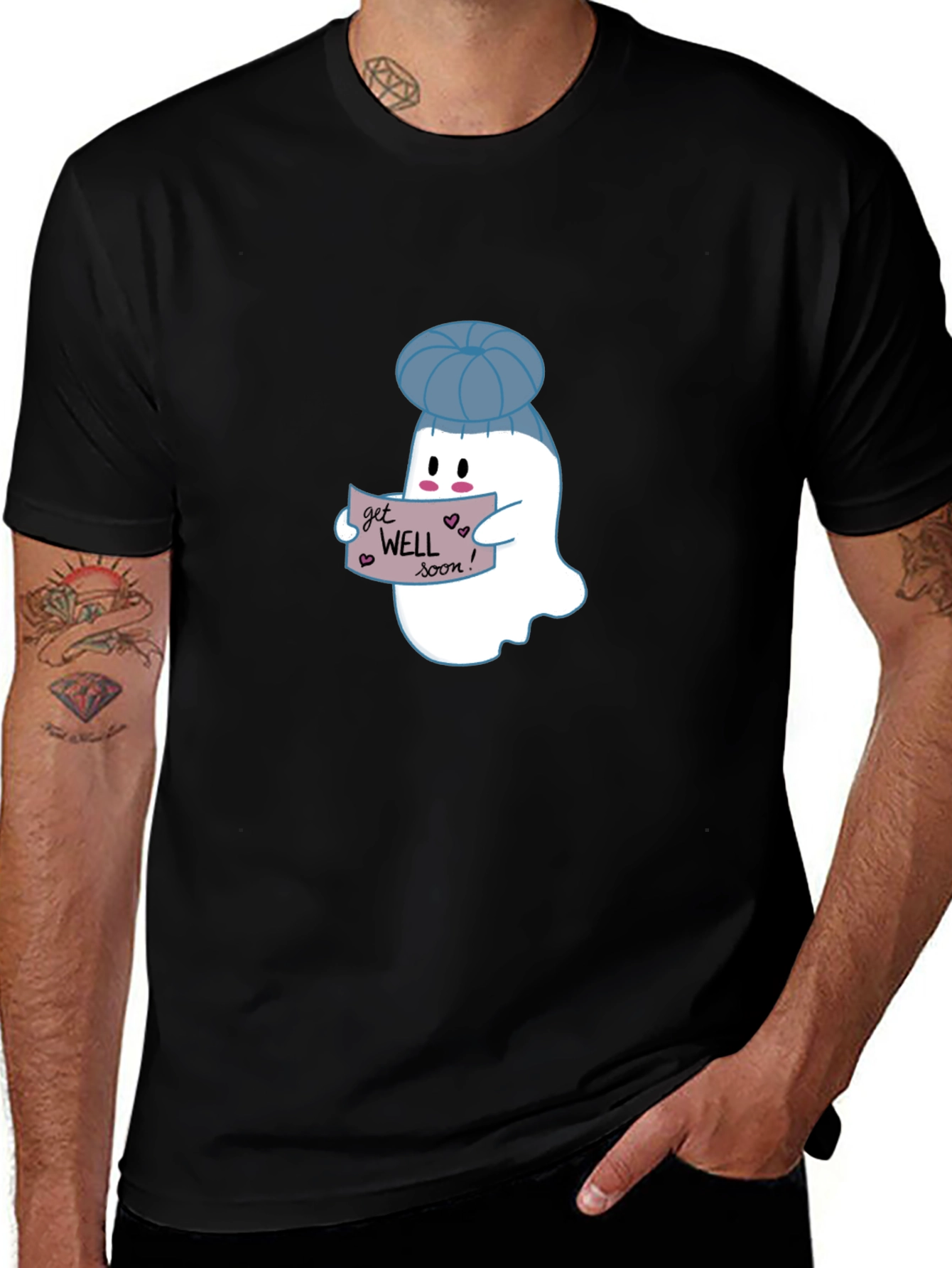Cute Ghost Get Well Soon T-Shirt