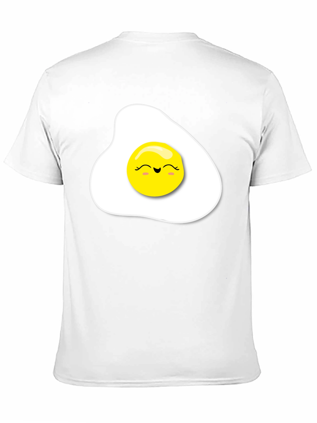 Sunny Side Up Egg Graphic Tee - Black T-Shirt