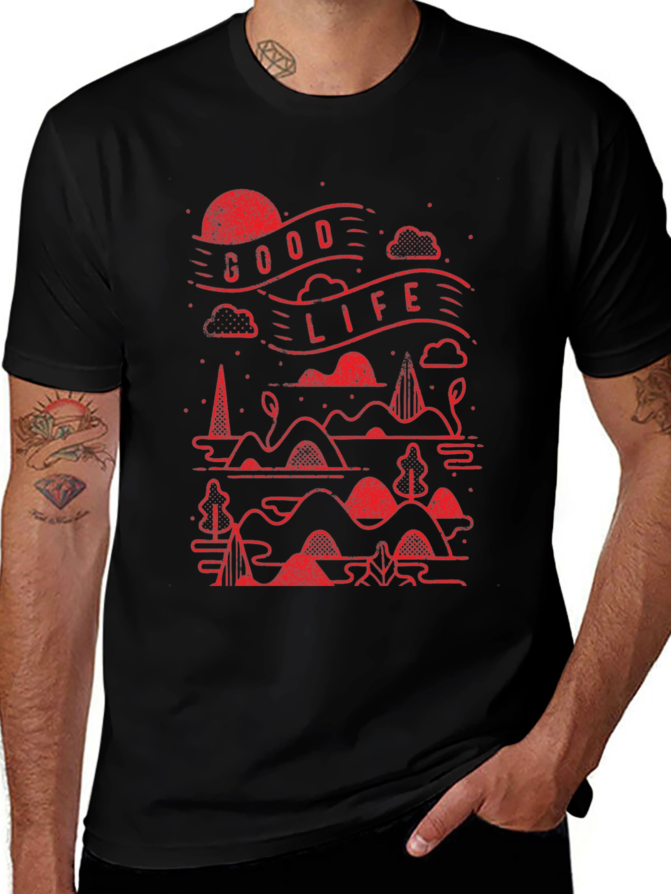 Good Life Graphic Tee - Black