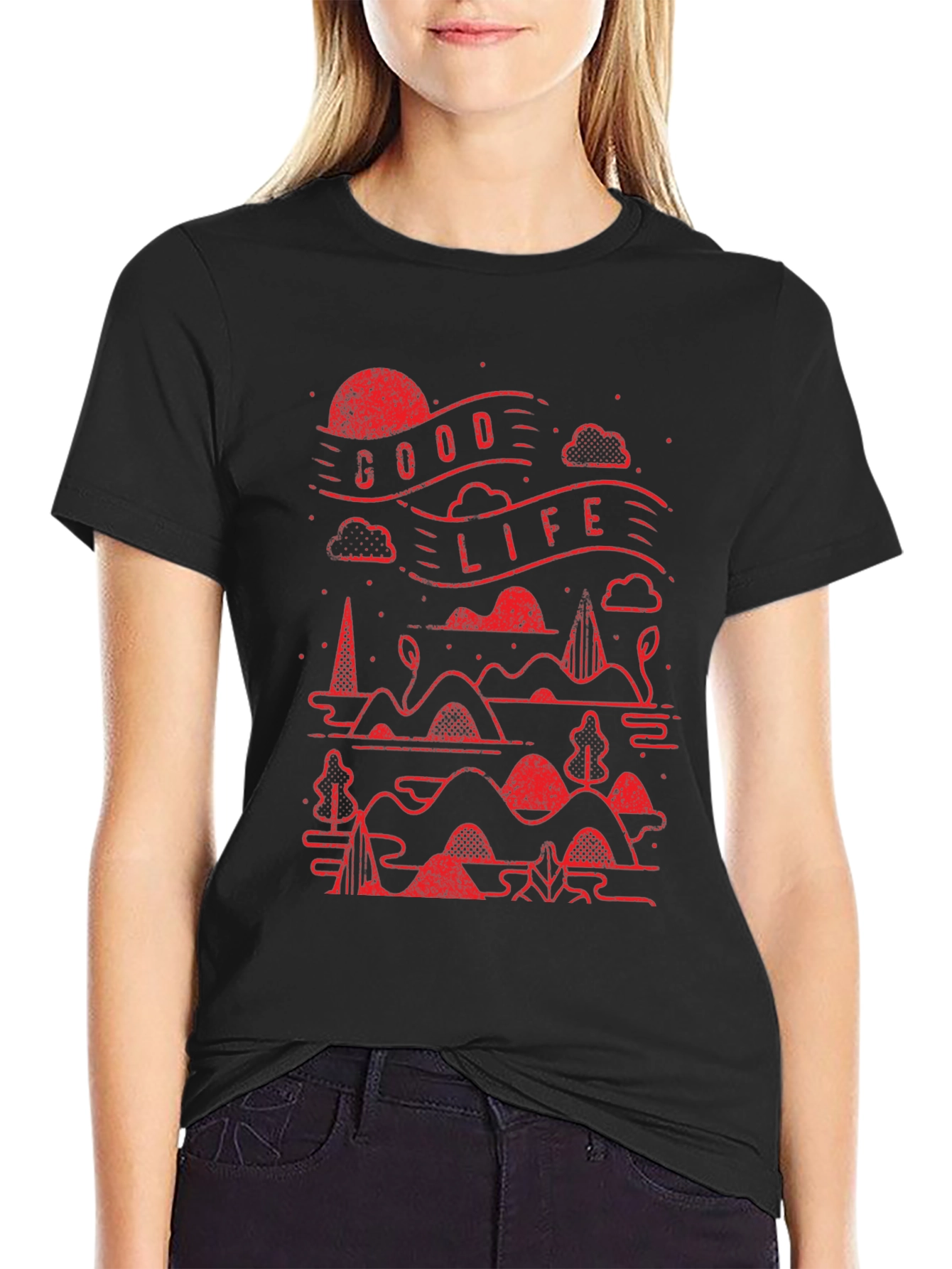 Good Life Graphic Tee - Black