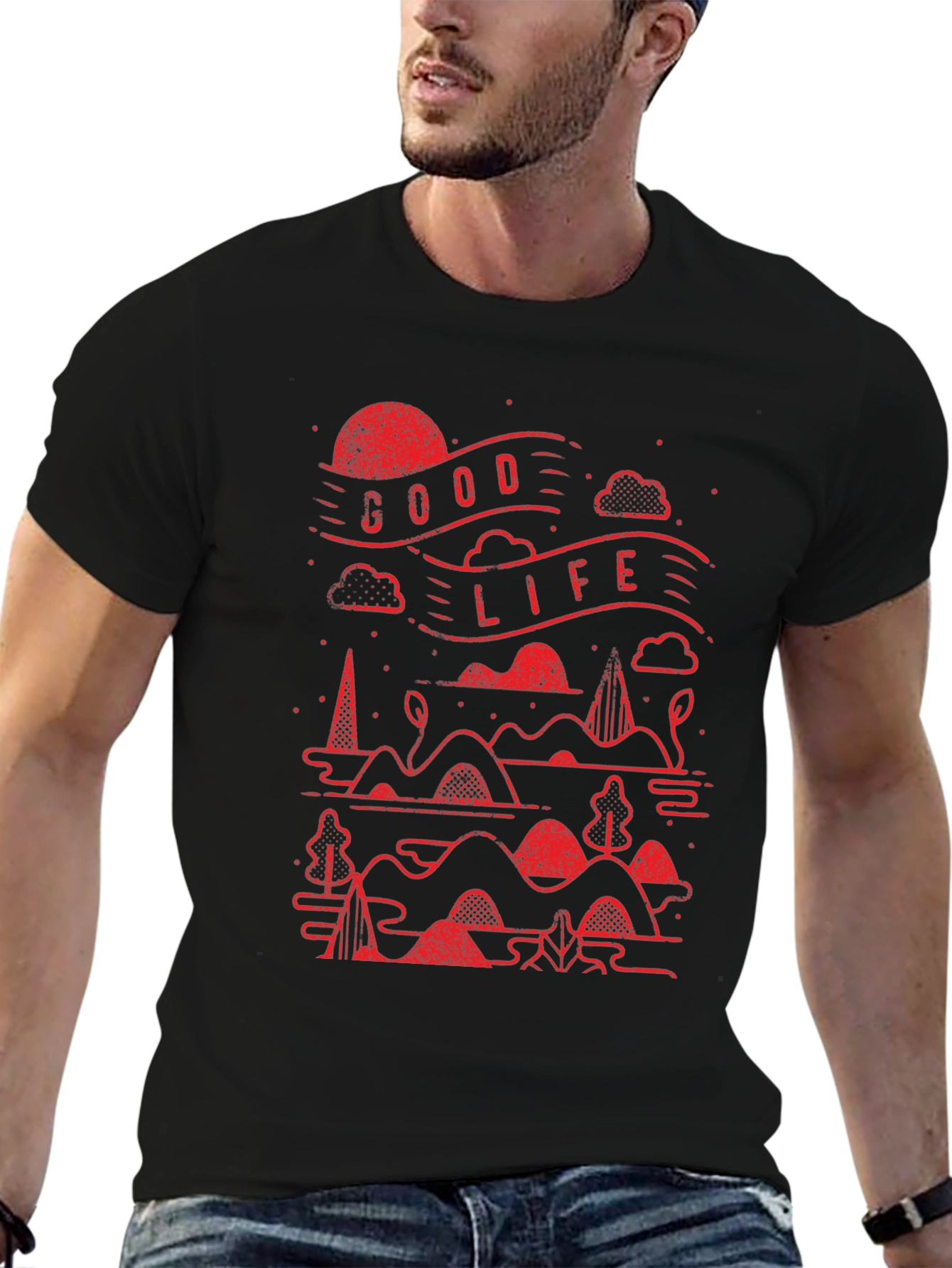 Good Life Graphic Tee - Black