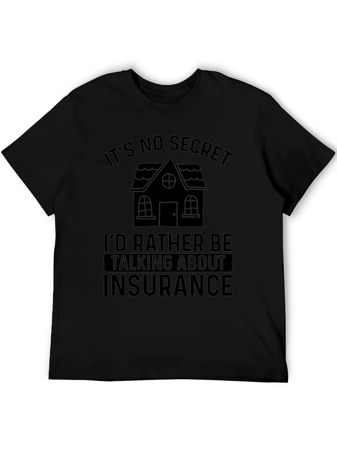 Insurance Lover Black T-Shirt