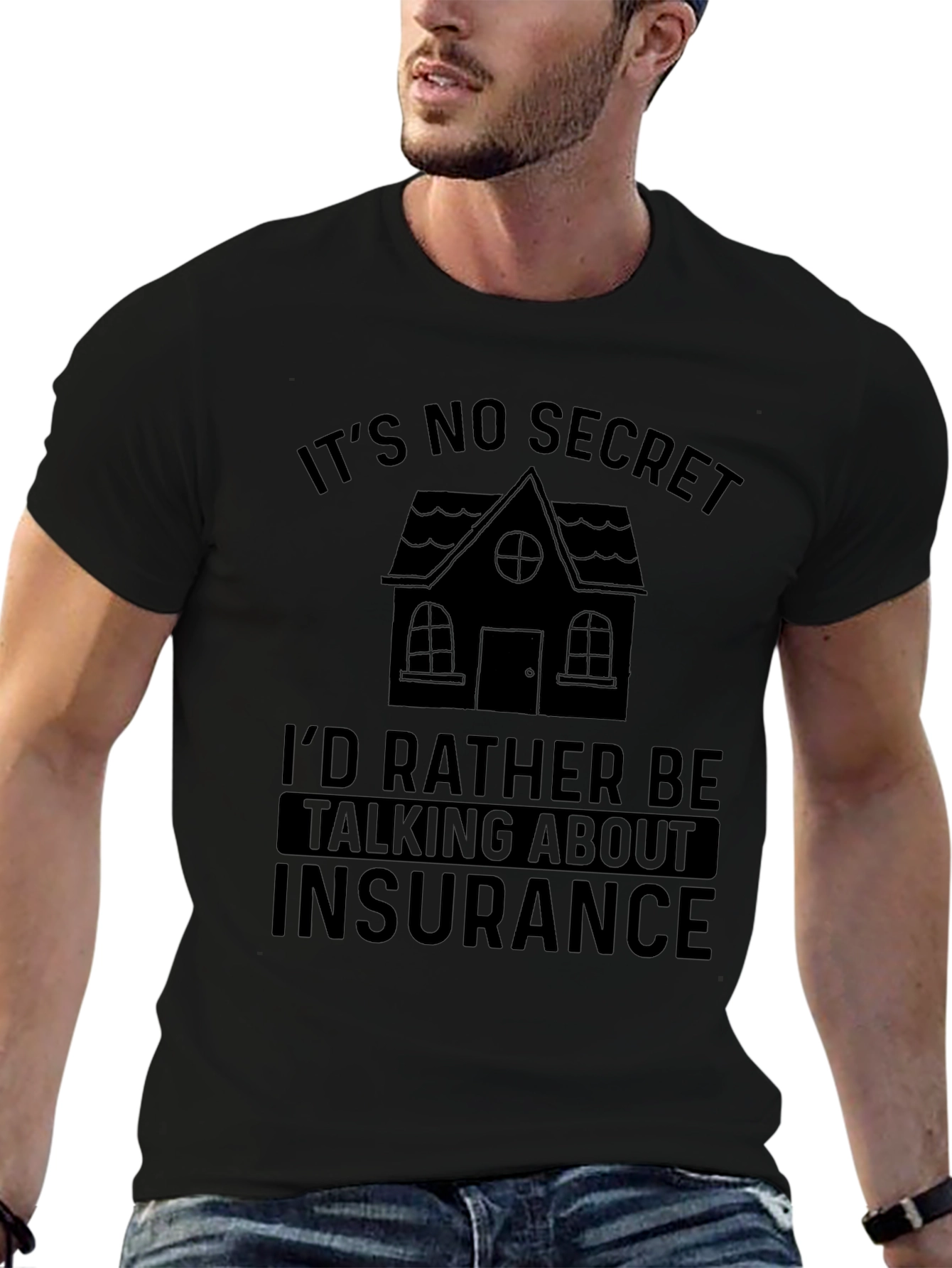 Insurance Lover Black T-Shirt
