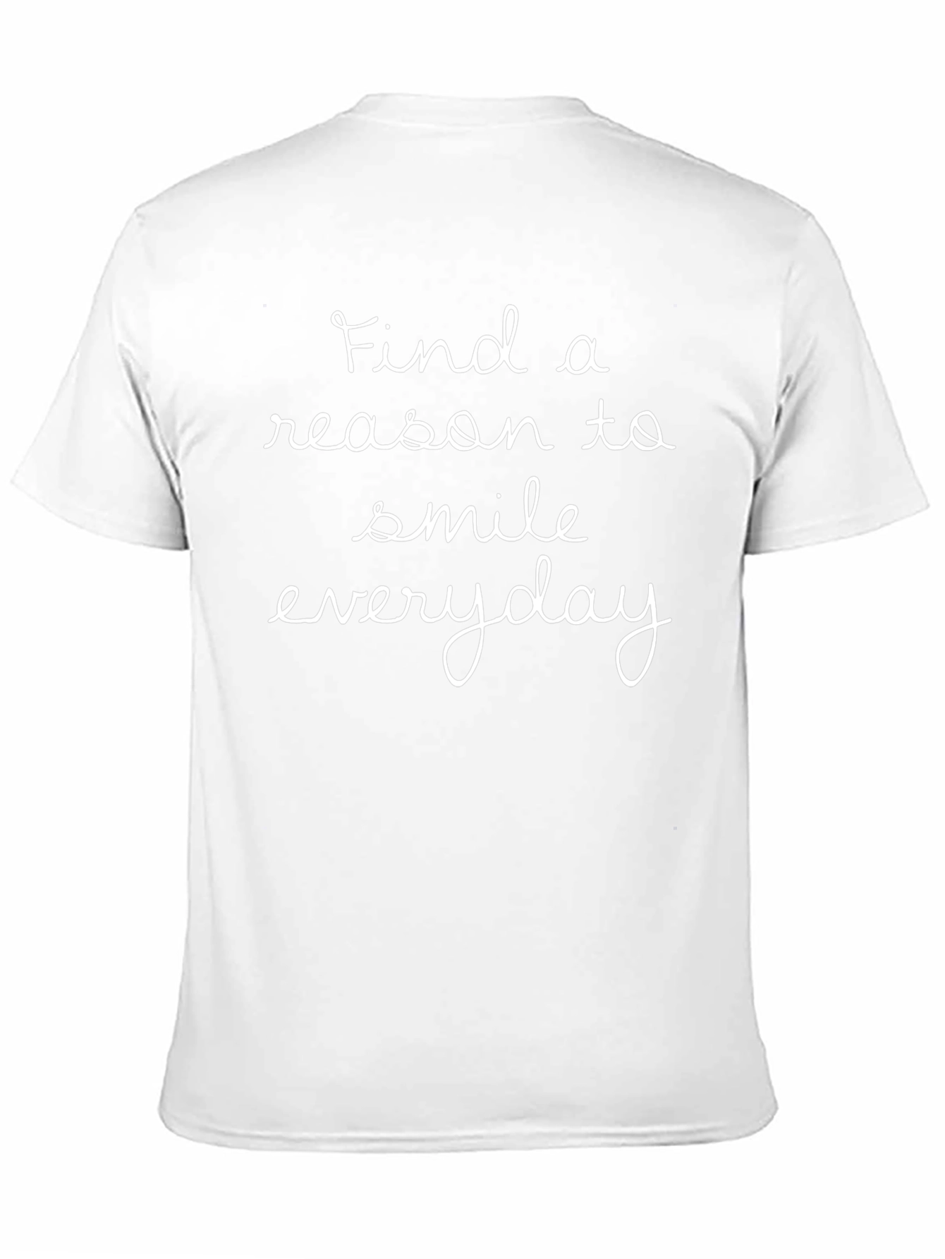 Inspirational Everyday Smile Black T-Shirt