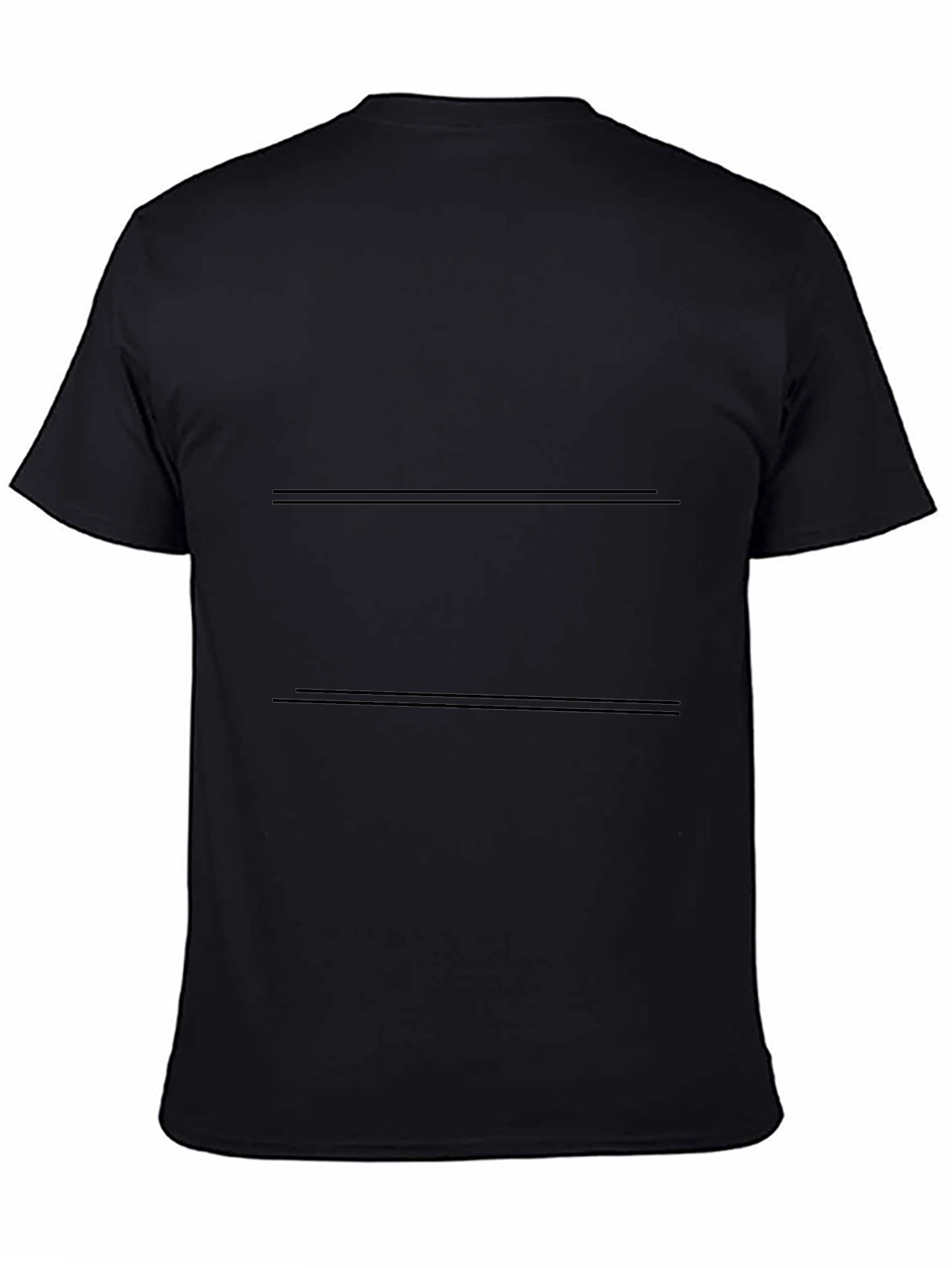 Plain Black Short Sleeve T-Shirt