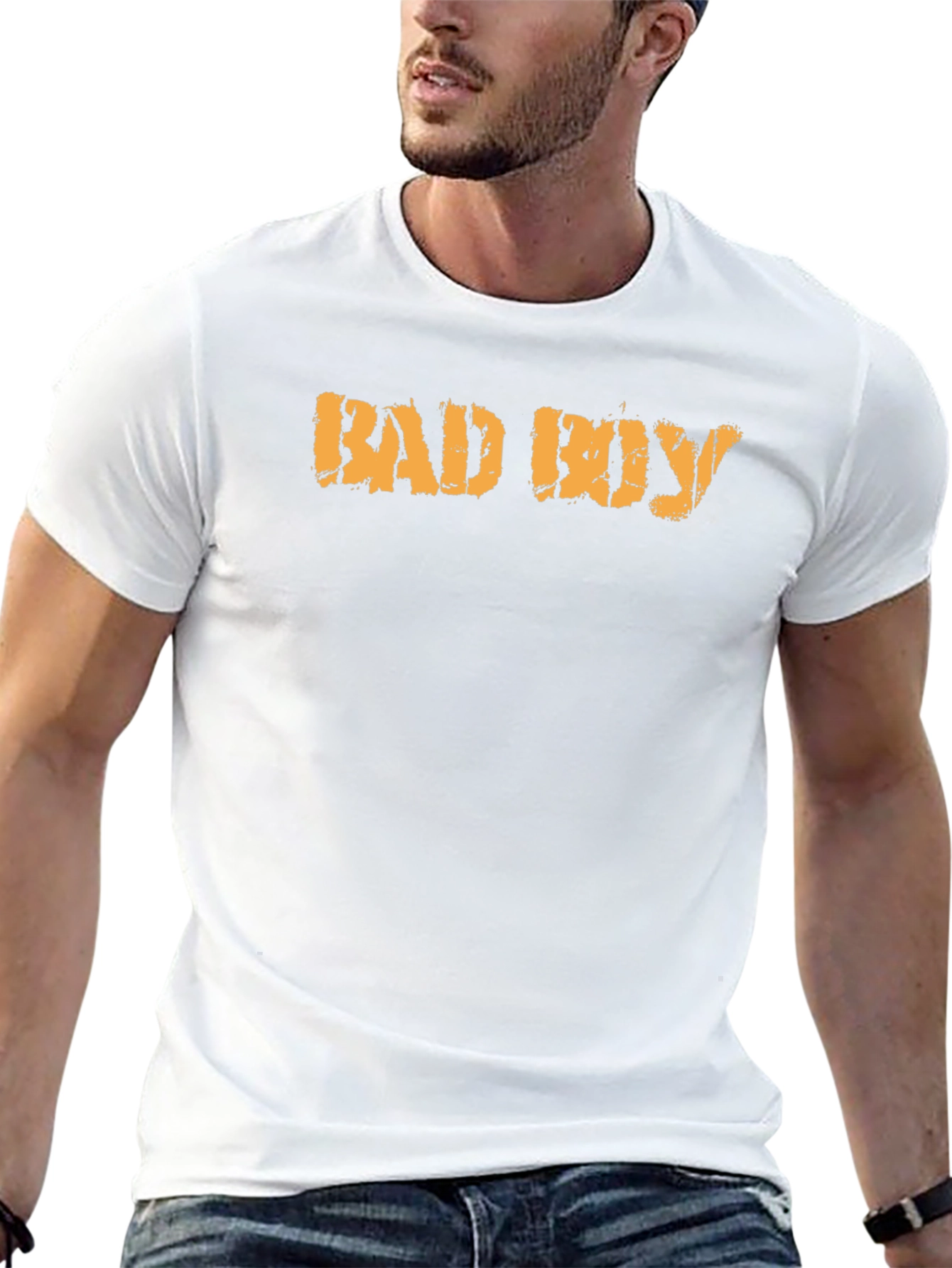 Mens Black Bad Boy Graphic Tee