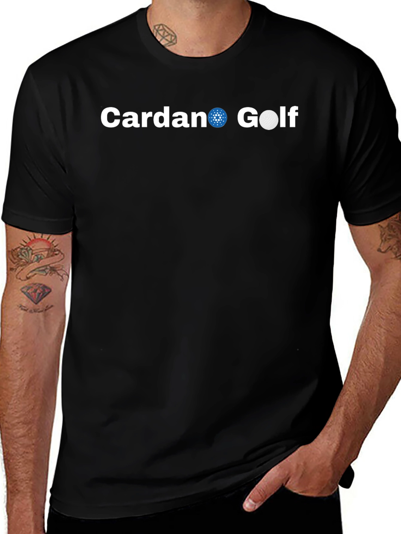 Cardano Golf Black T-Shirt