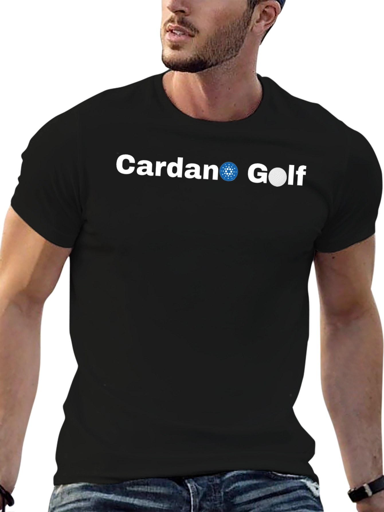 Cardano Golf Black T-Shirt