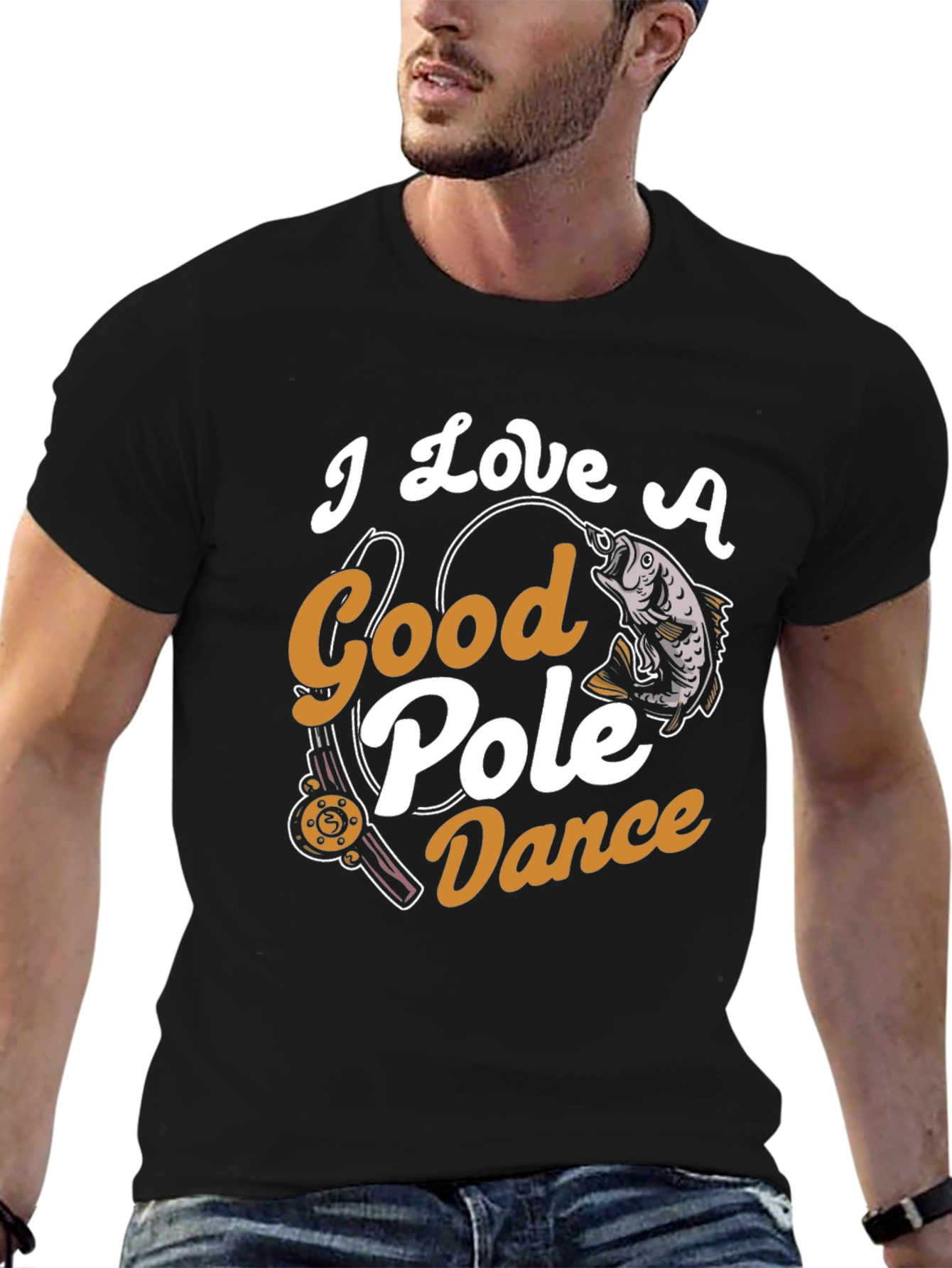 I Love A Good Pole Dance Fishing Graphic Tee