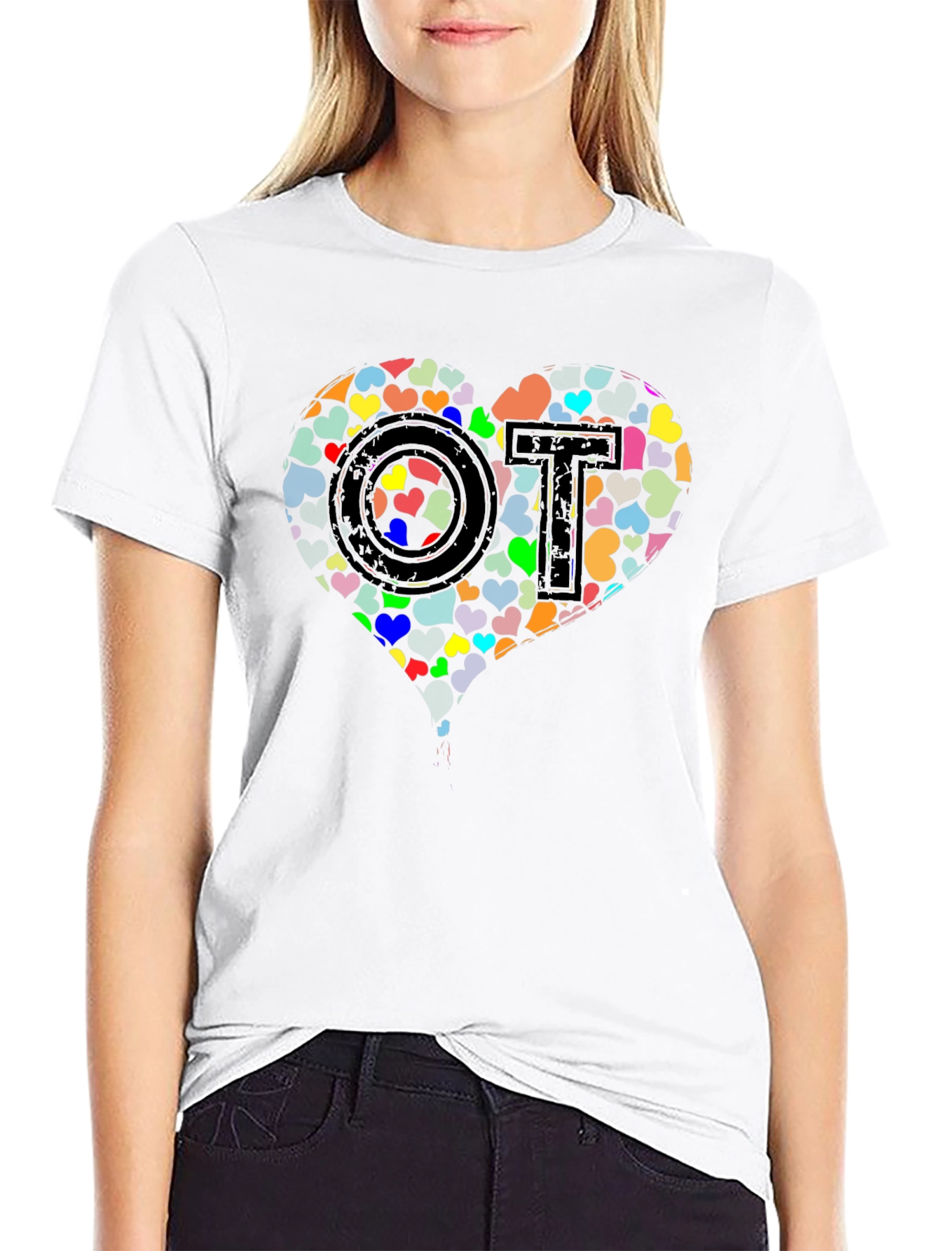 OT Heart T-Shirt - Occupational Therapy Tee