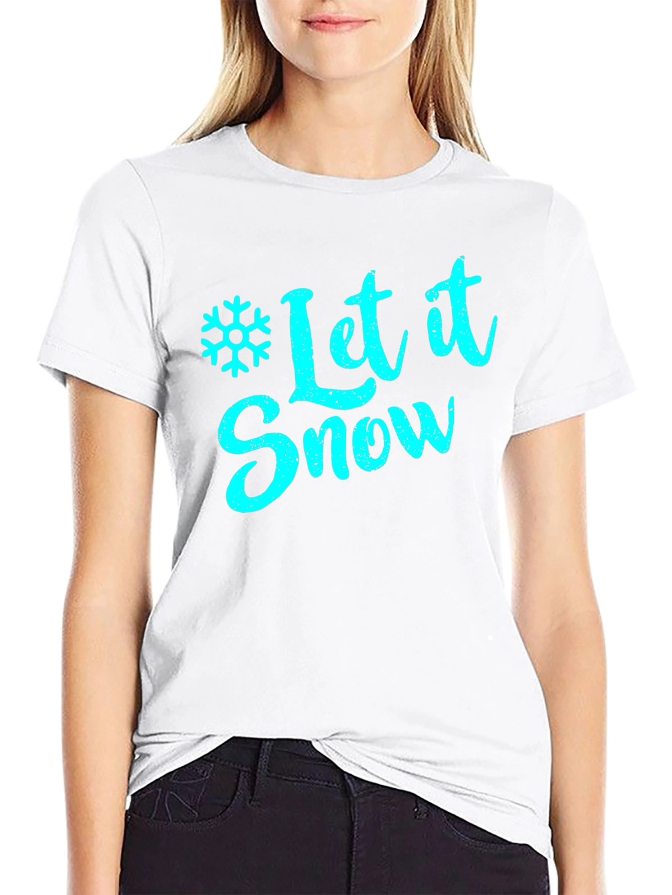 Let It Snow T-Shirt - Festive Holiday Tee
