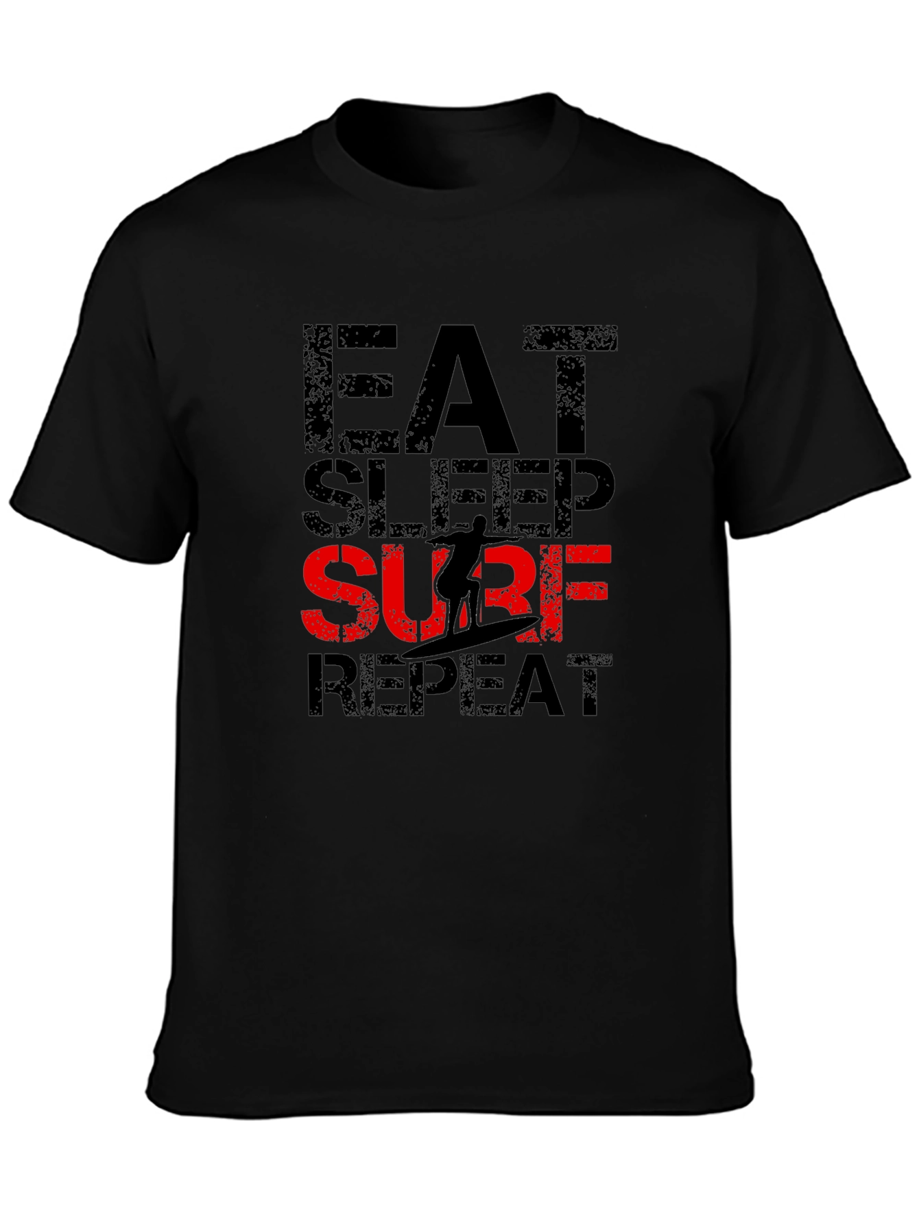 Eat Sleep Surf Repeat Graphic T-Shirt