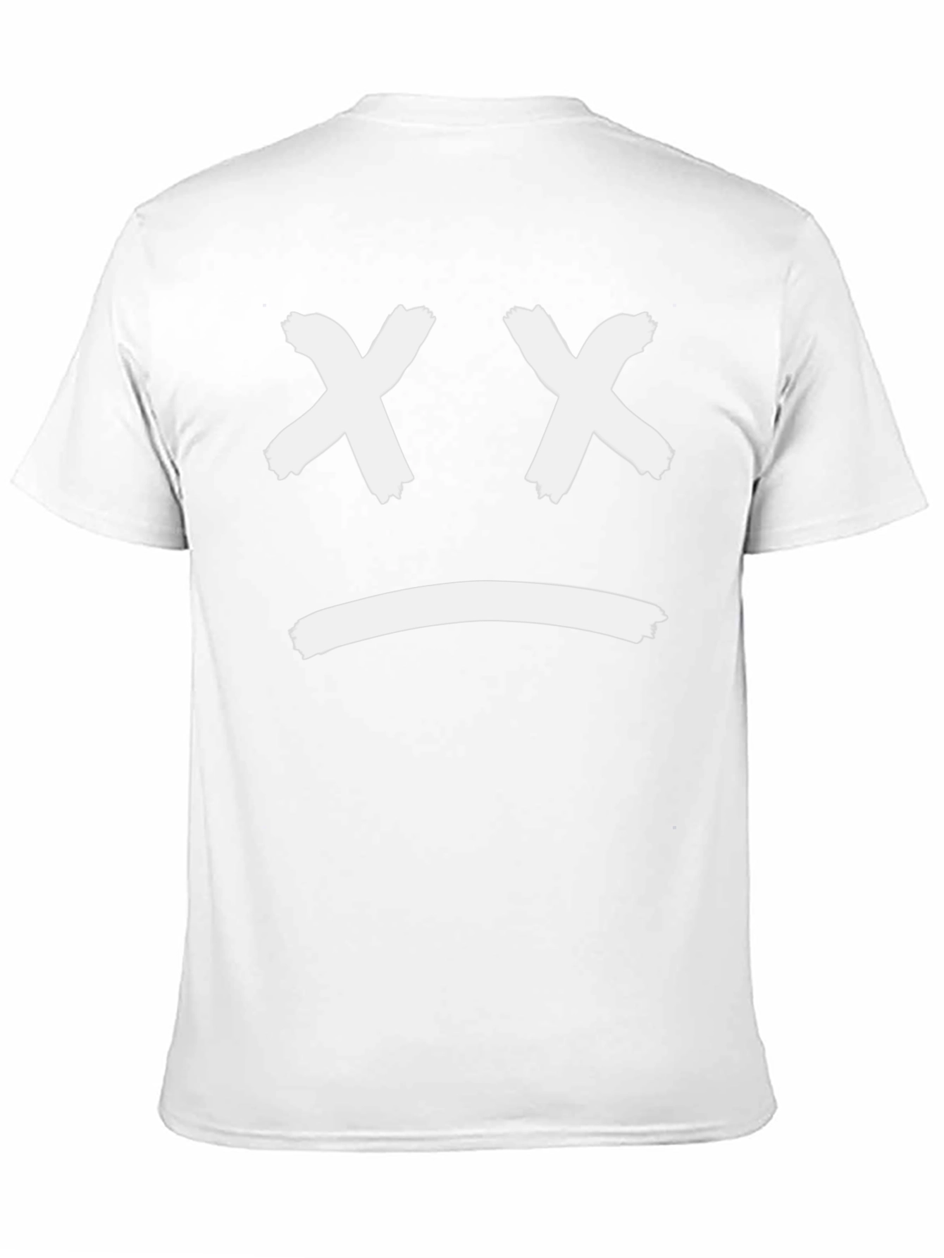 Sad Face Graphic Tee - Unisex Black T-Shirt