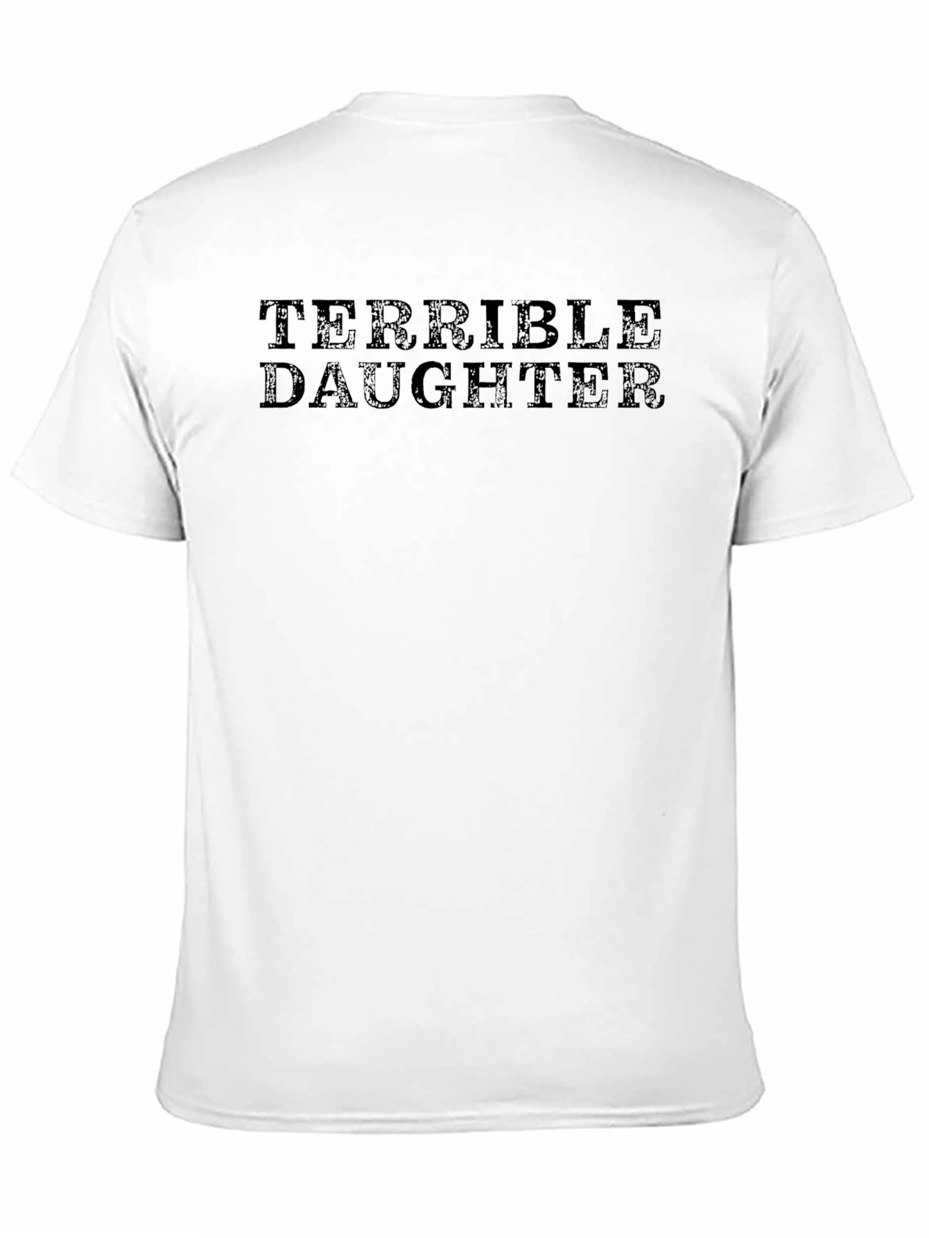 Terrible Daughter Black Graphic T-Shirt