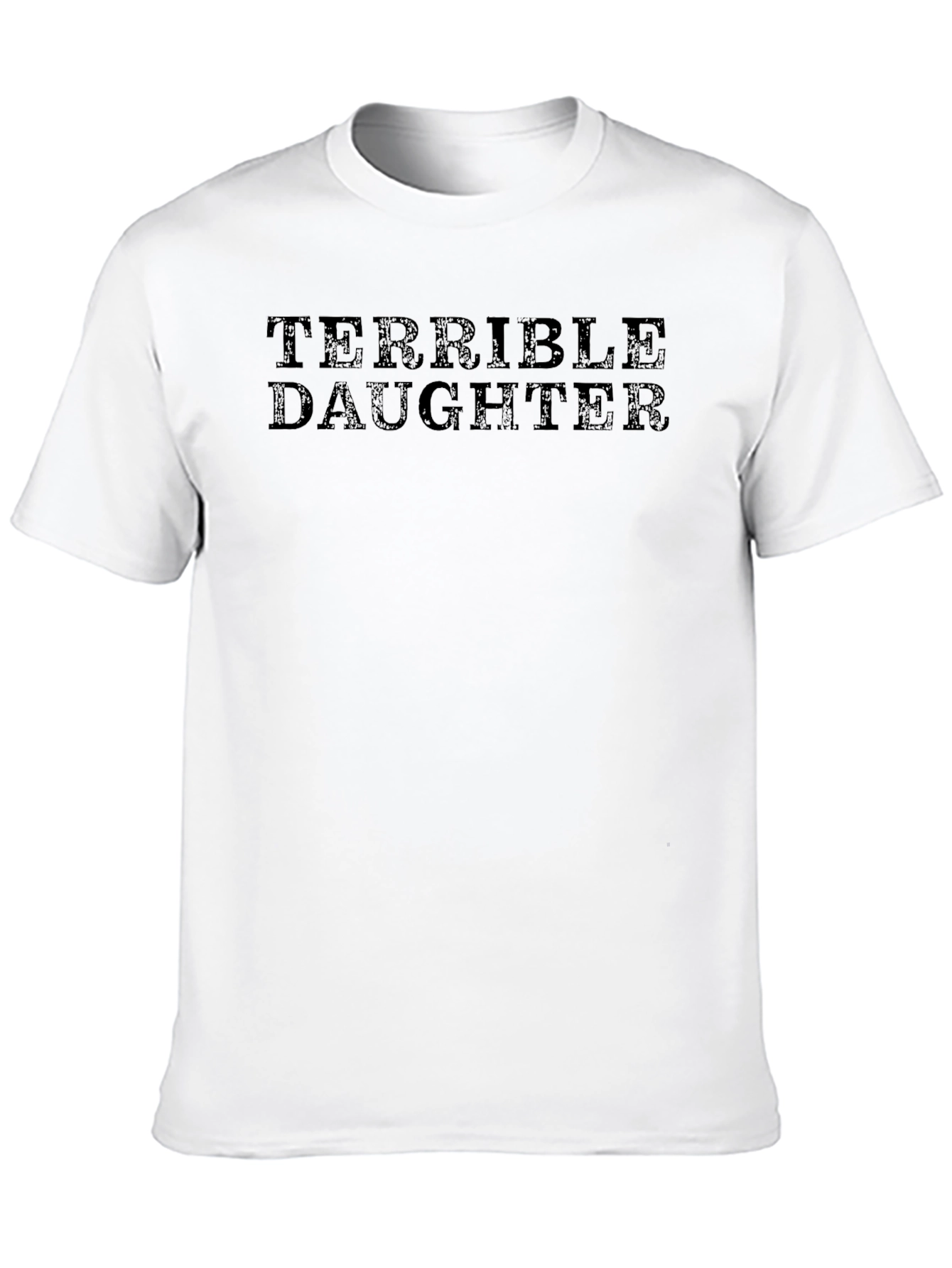 Terrible Daughter Black Graphic T-Shirt