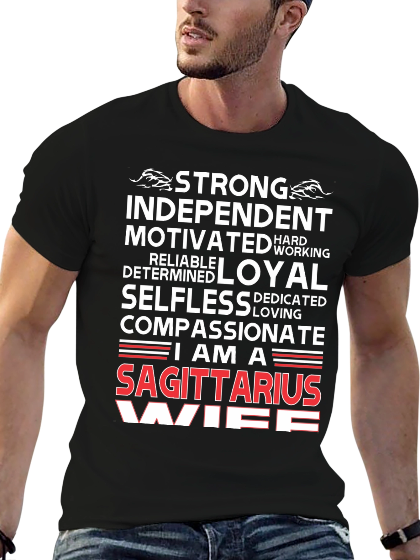 Sagittarius Wife Graphic Tee - Zodiac T-Shirt