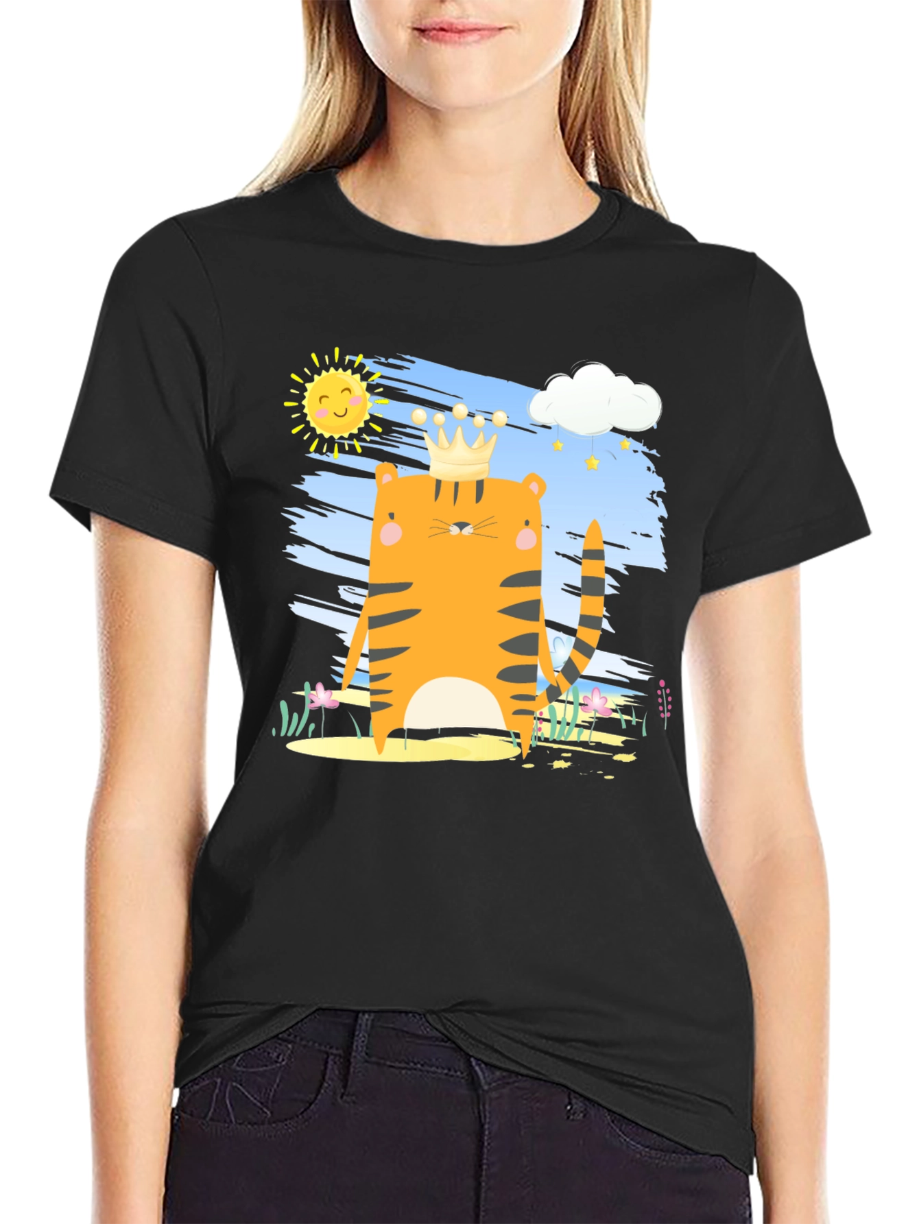 Tiger King T-Shirt - Cartoon Graphic Tee