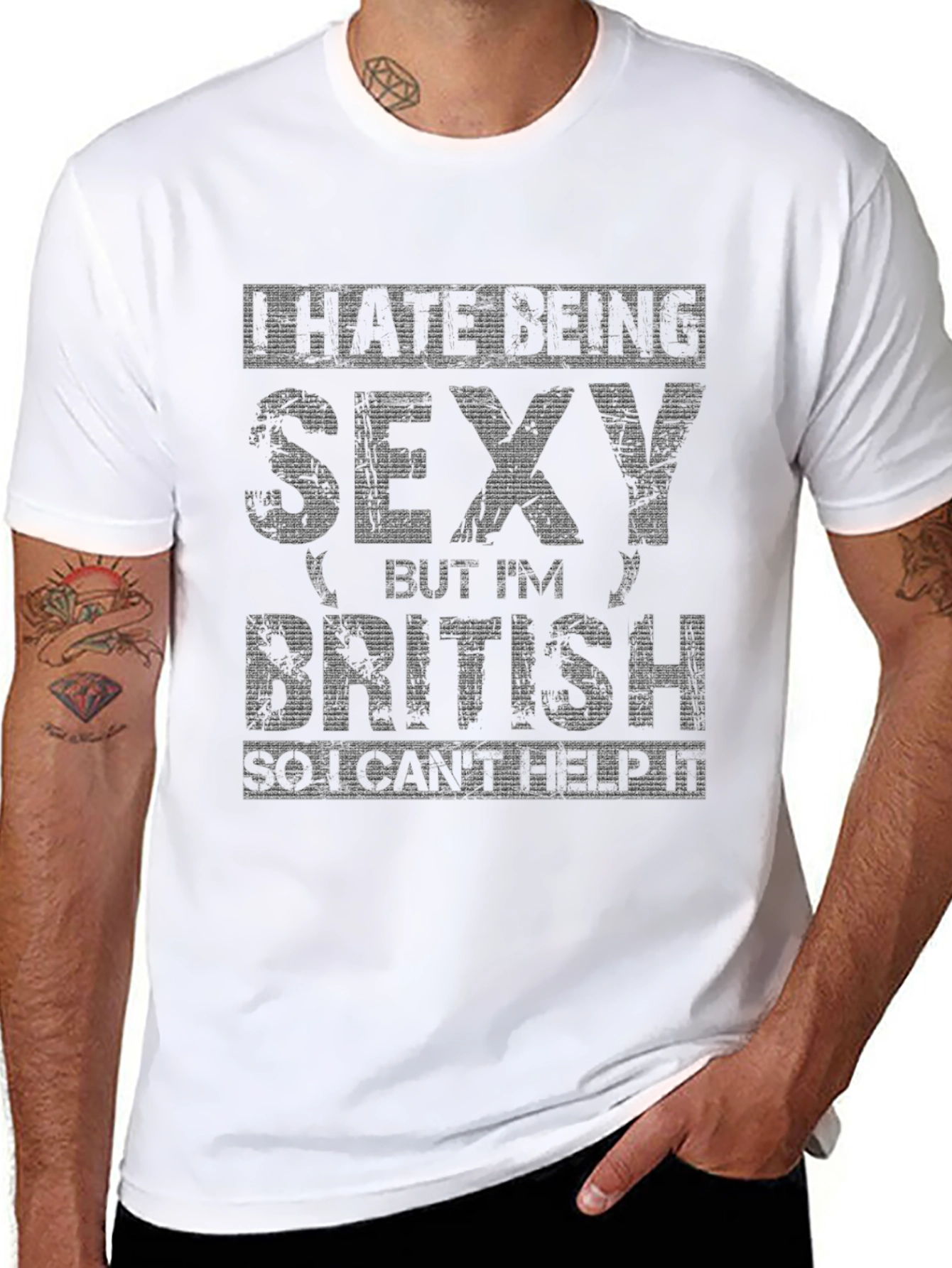 Funny British Sexy Graphic T-Shirt
