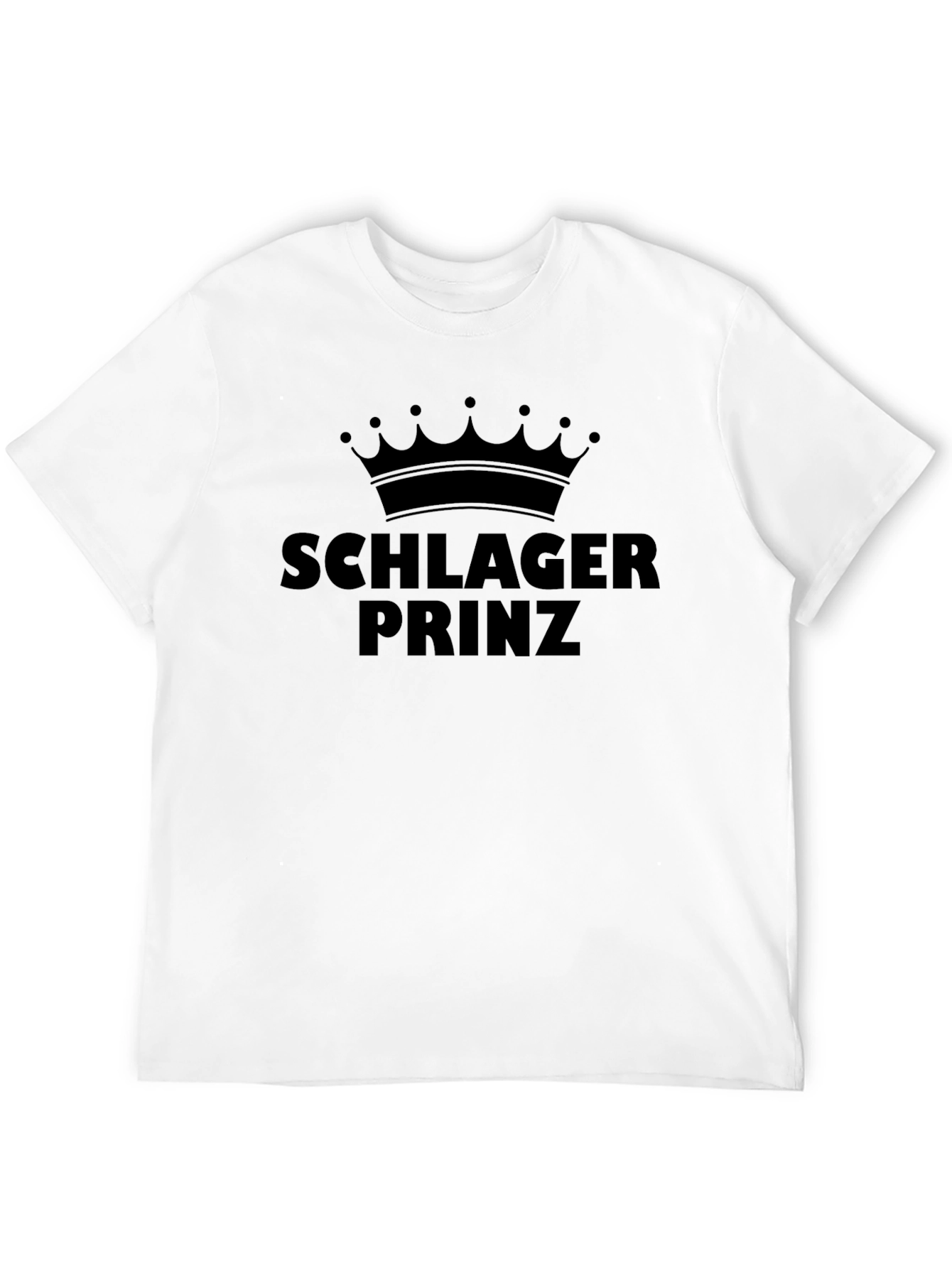 Schlager Prinz Black T-Shirt