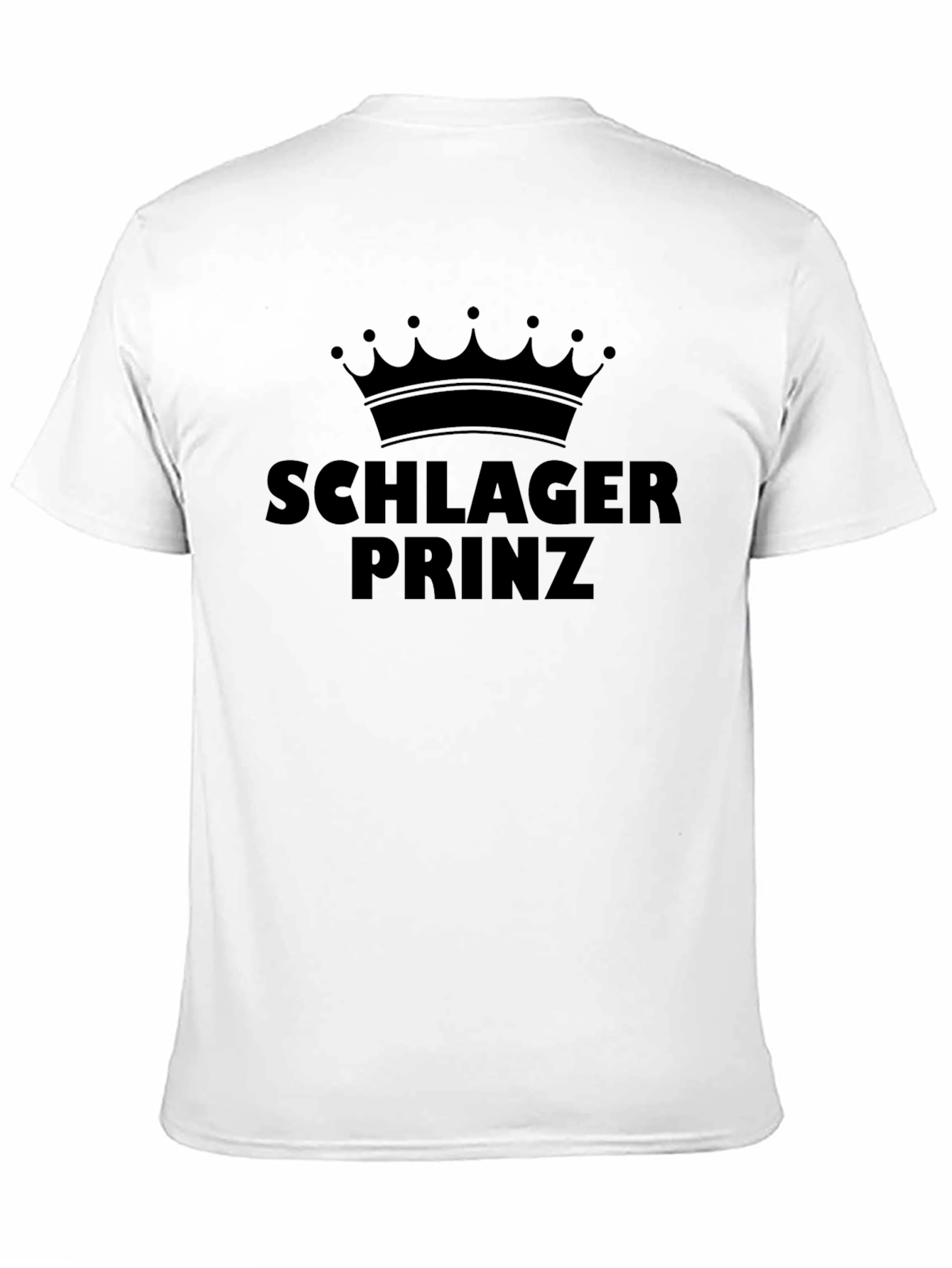 Schlager Prinz Black T-Shirt