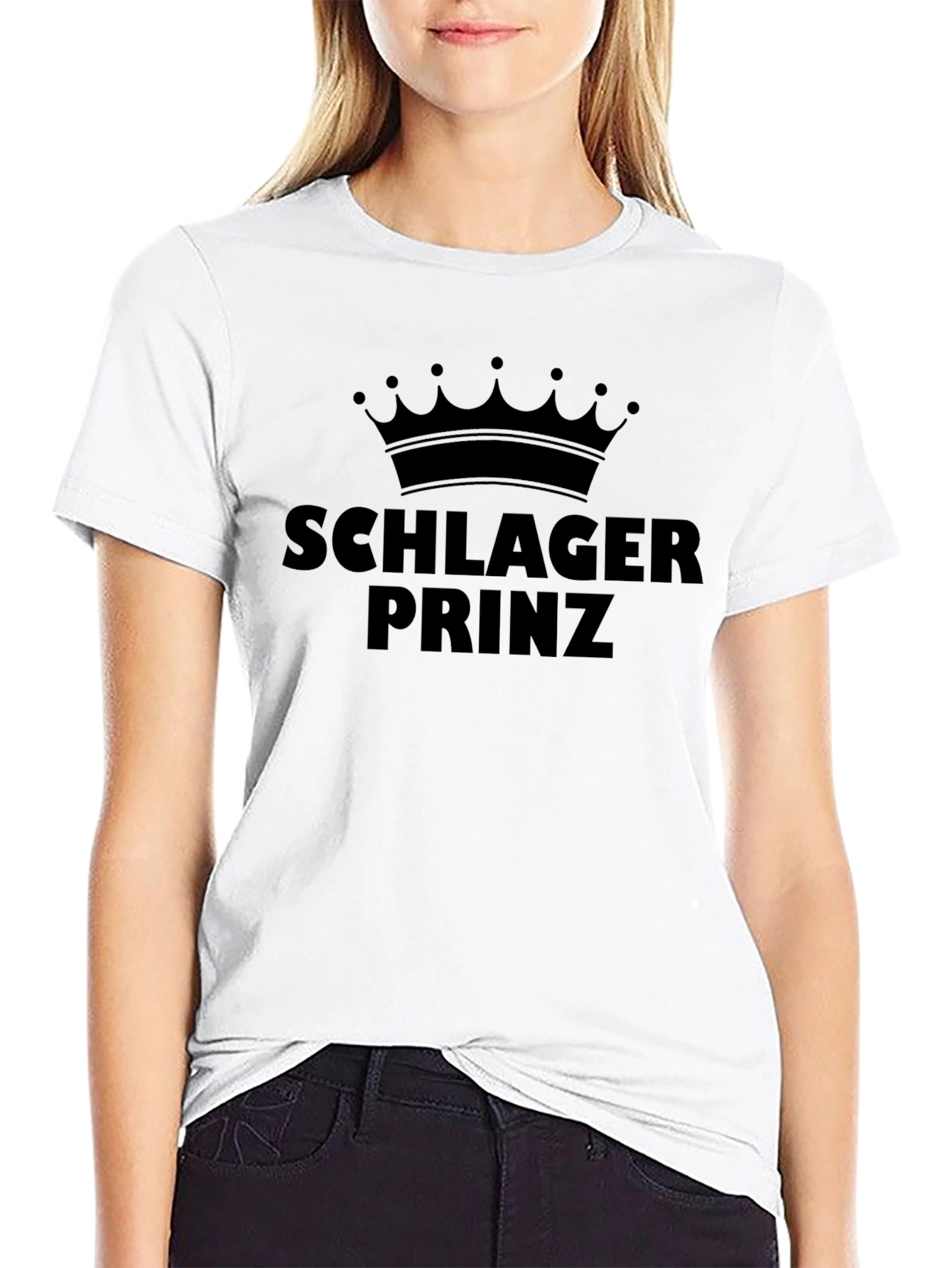 Schlager Prinz Black T-Shirt