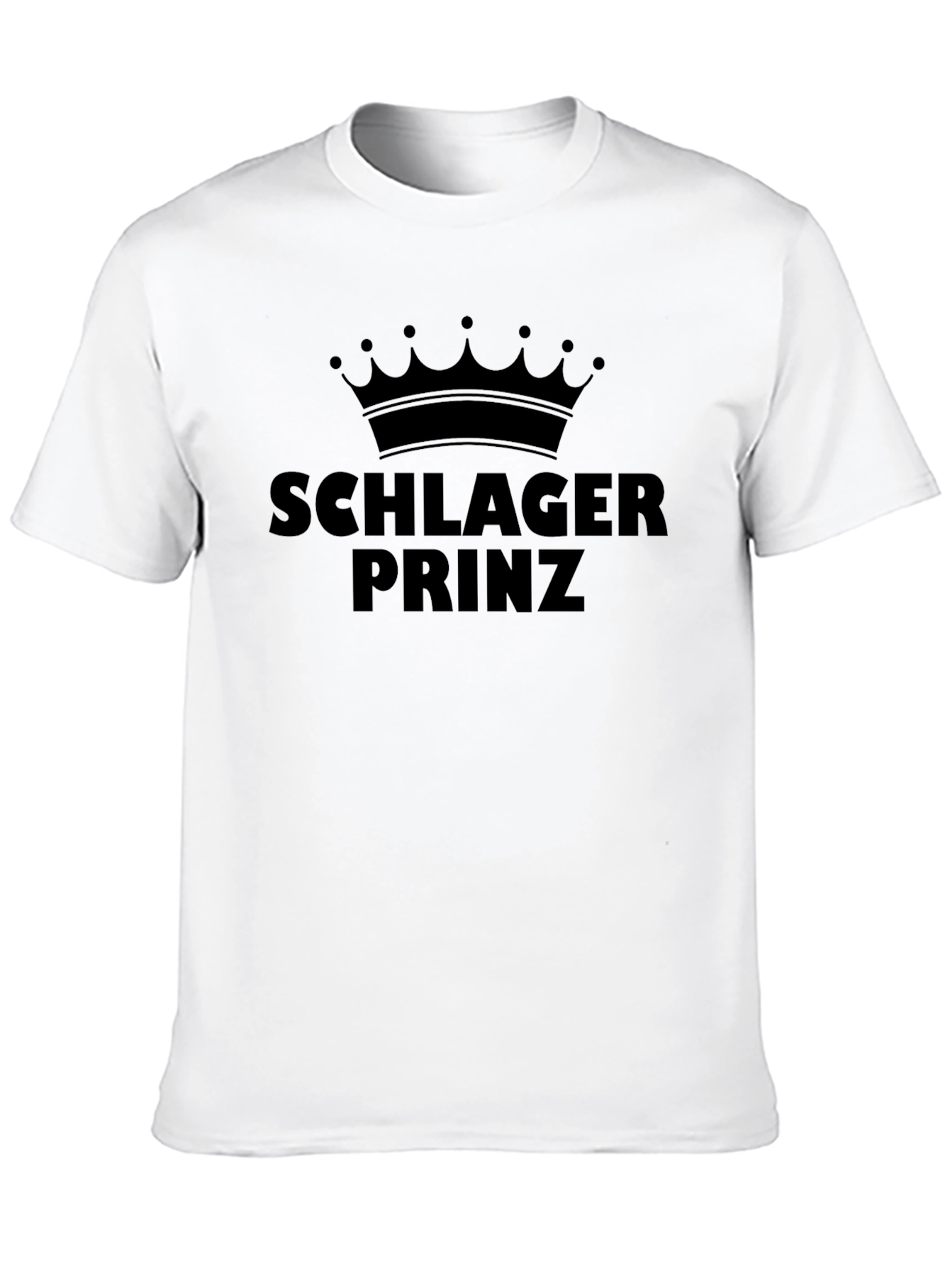 Schlager Prinz Black T-Shirt
