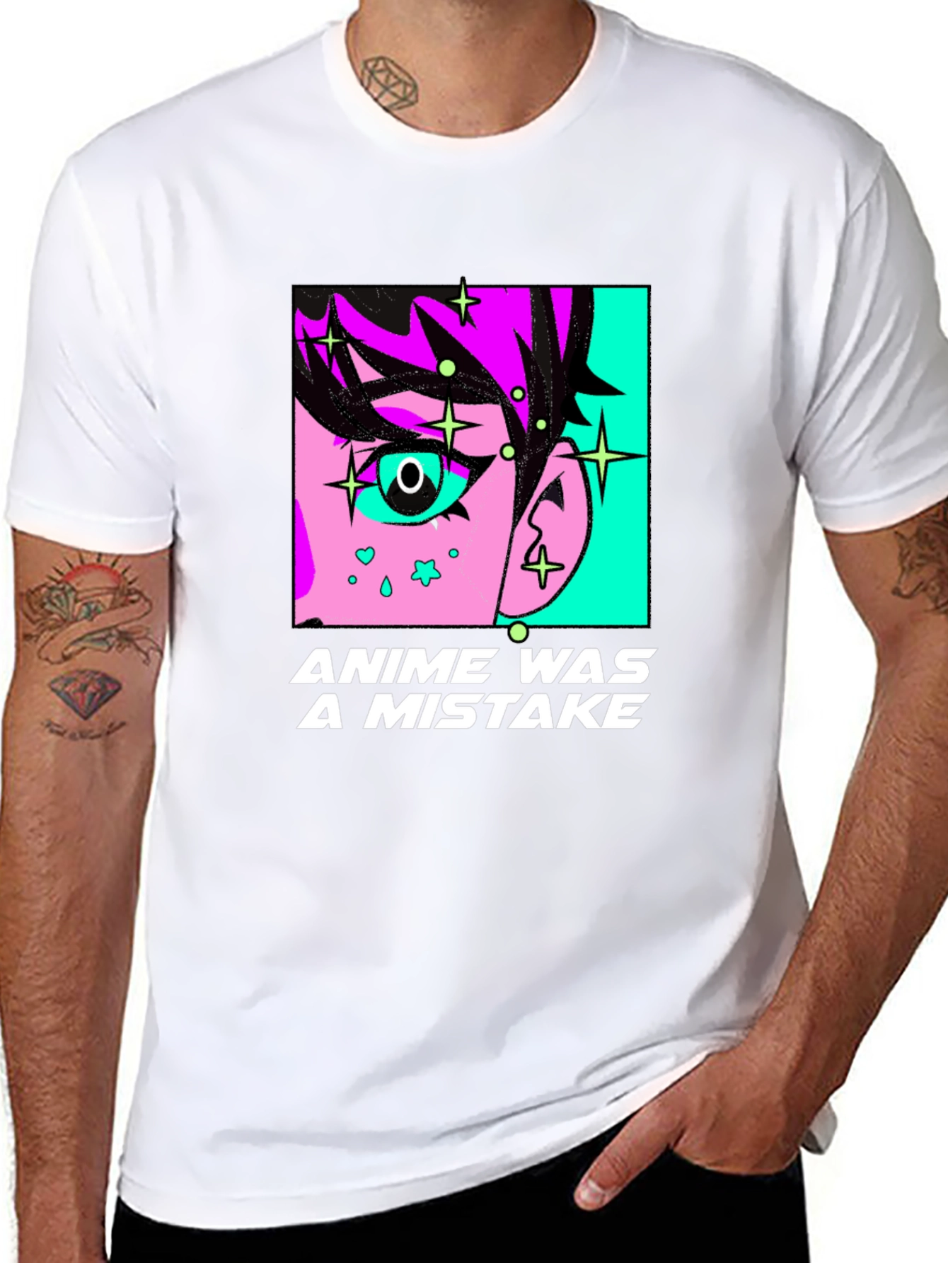 Anime Mistake Graphic T-Shirt