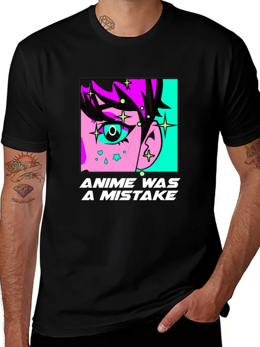 Anime Mistake Graphic T-Shirt