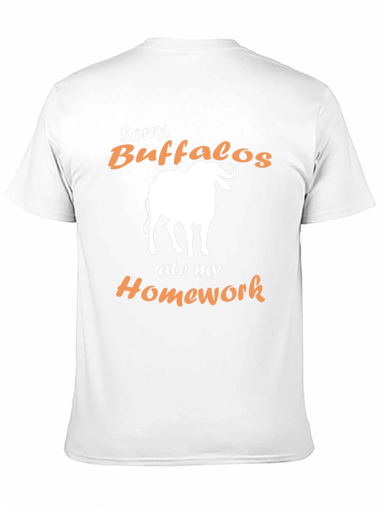 Buffalo Ate My Homework Graphic T-Shirt