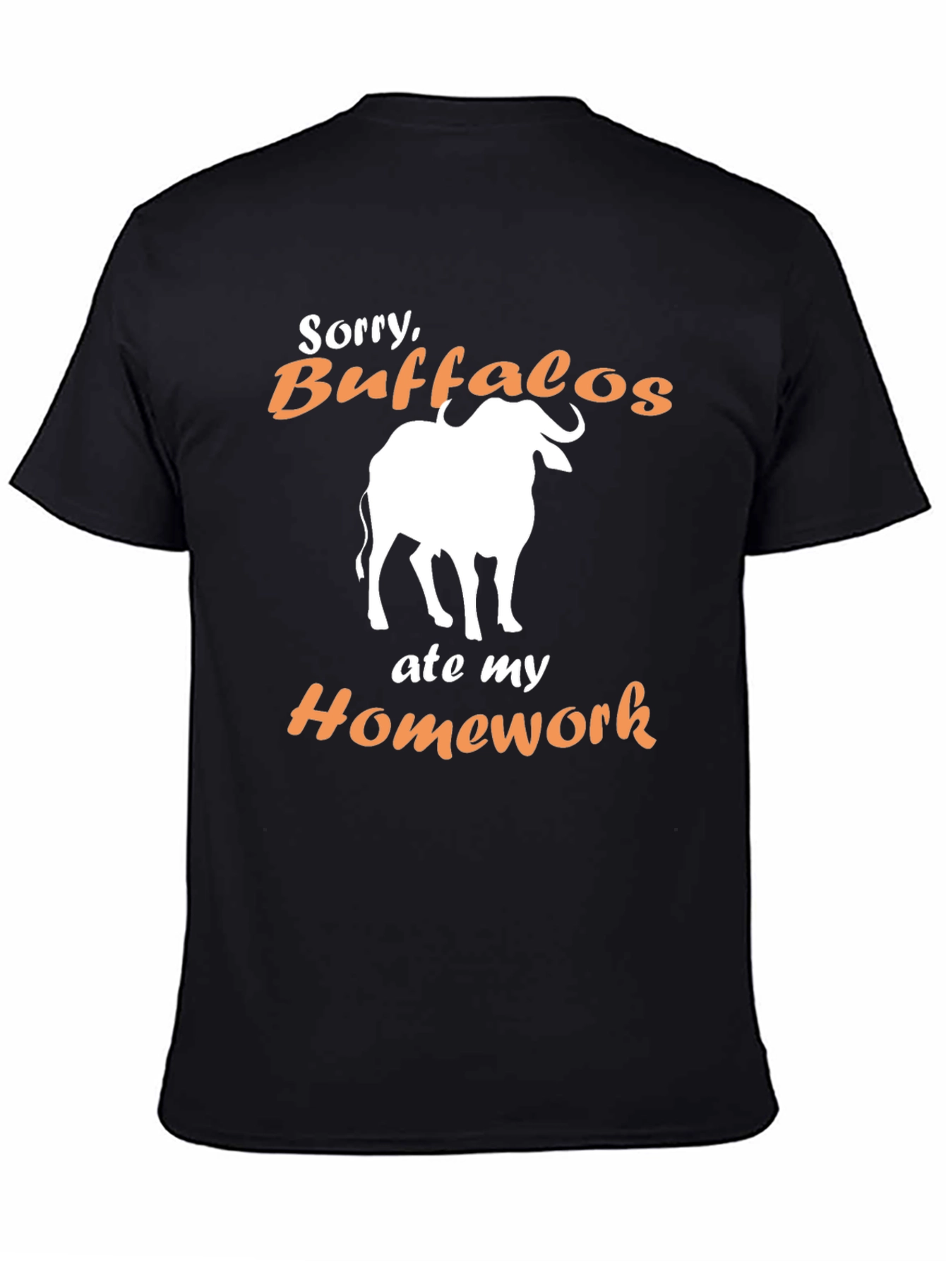 Buffalo Ate My Homework Graphic T-Shirt