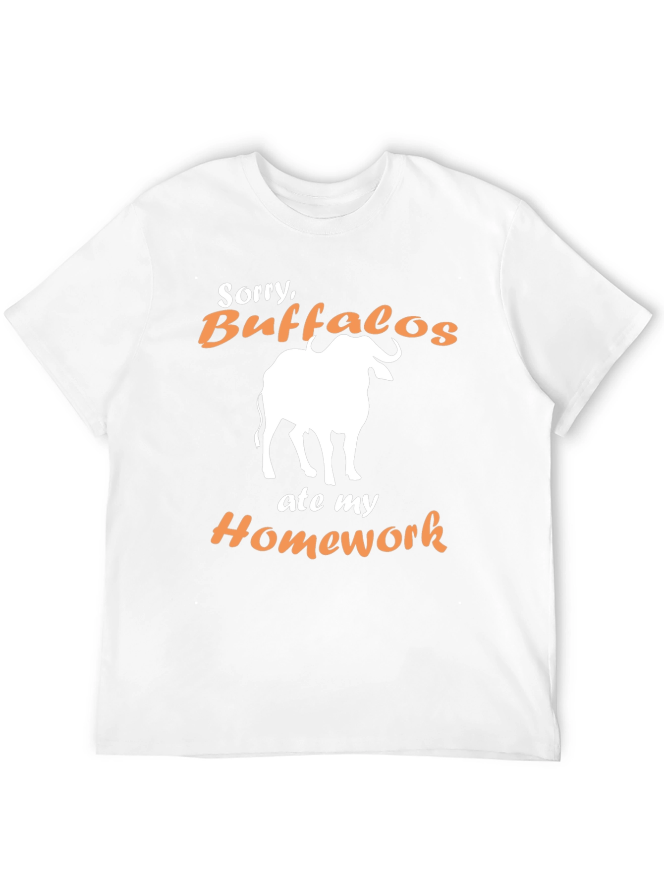 Buffalo Ate My Homework Graphic T-Shirt