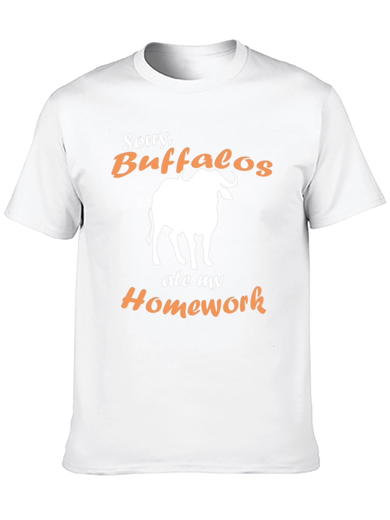 Buffalo Ate My Homework Graphic T-Shirt